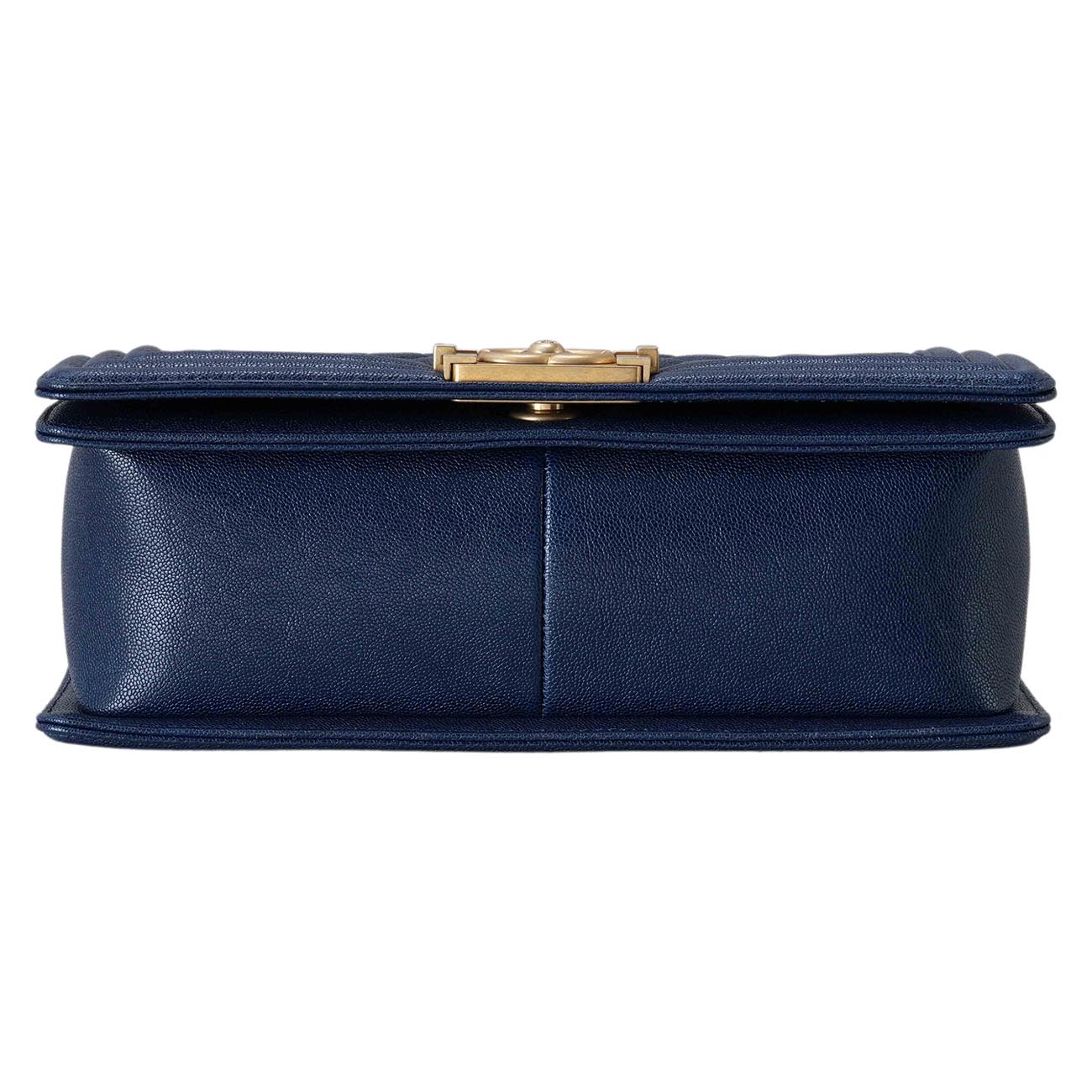 CHANEL(USED)샤넬 보이샤넬 캐비어 미듐 금장