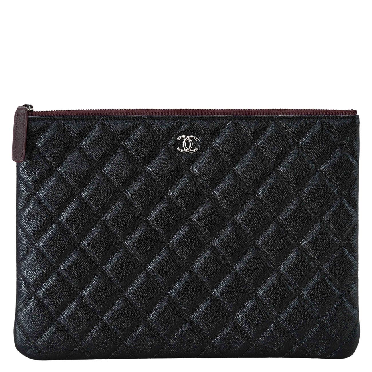 CHANEL(USED)샤넬 캐비어 클래식 클러치 뉴미듐