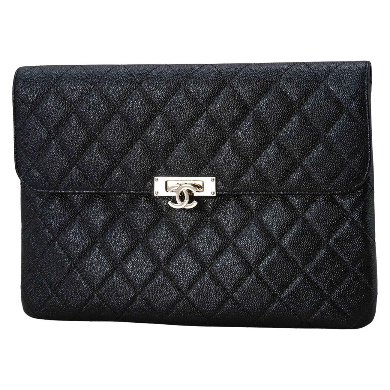 CHANEL(USED)샤넬 시즌 캐비어 플랩 클러치