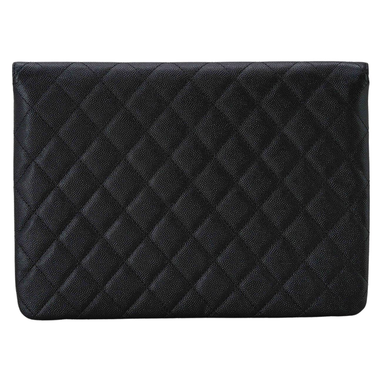 CHANEL(USED)샤넬 시즌 캐비어 플랩 클러치