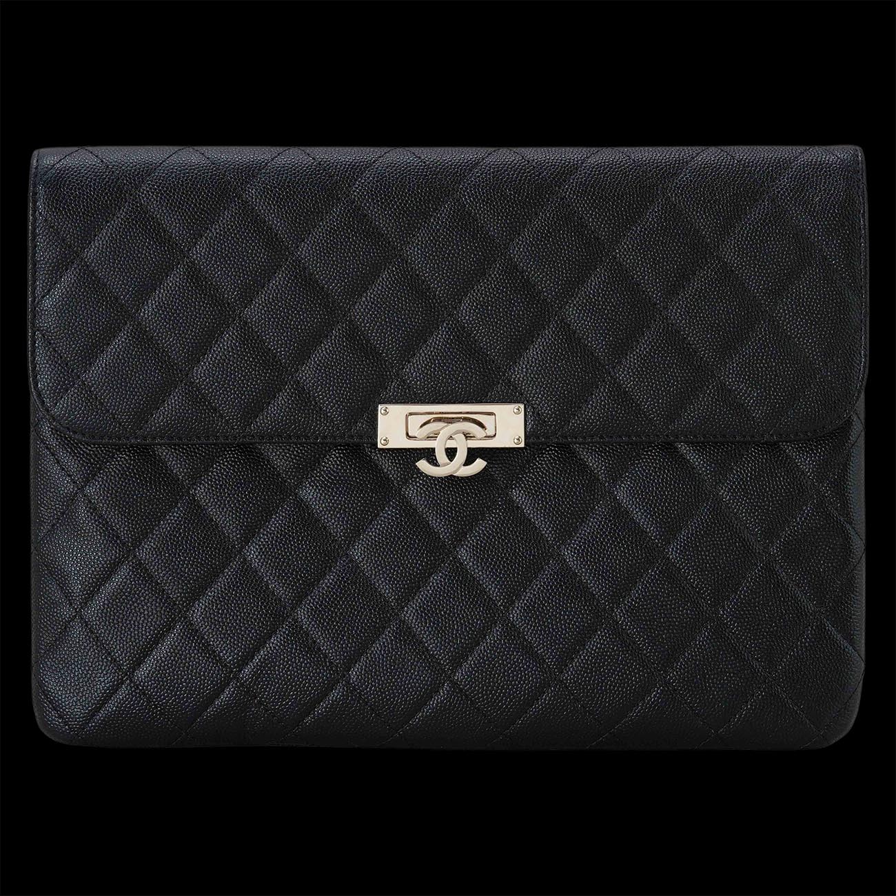 CHANEL(USED)샤넬 시즌 캐비어 플랩 클러치