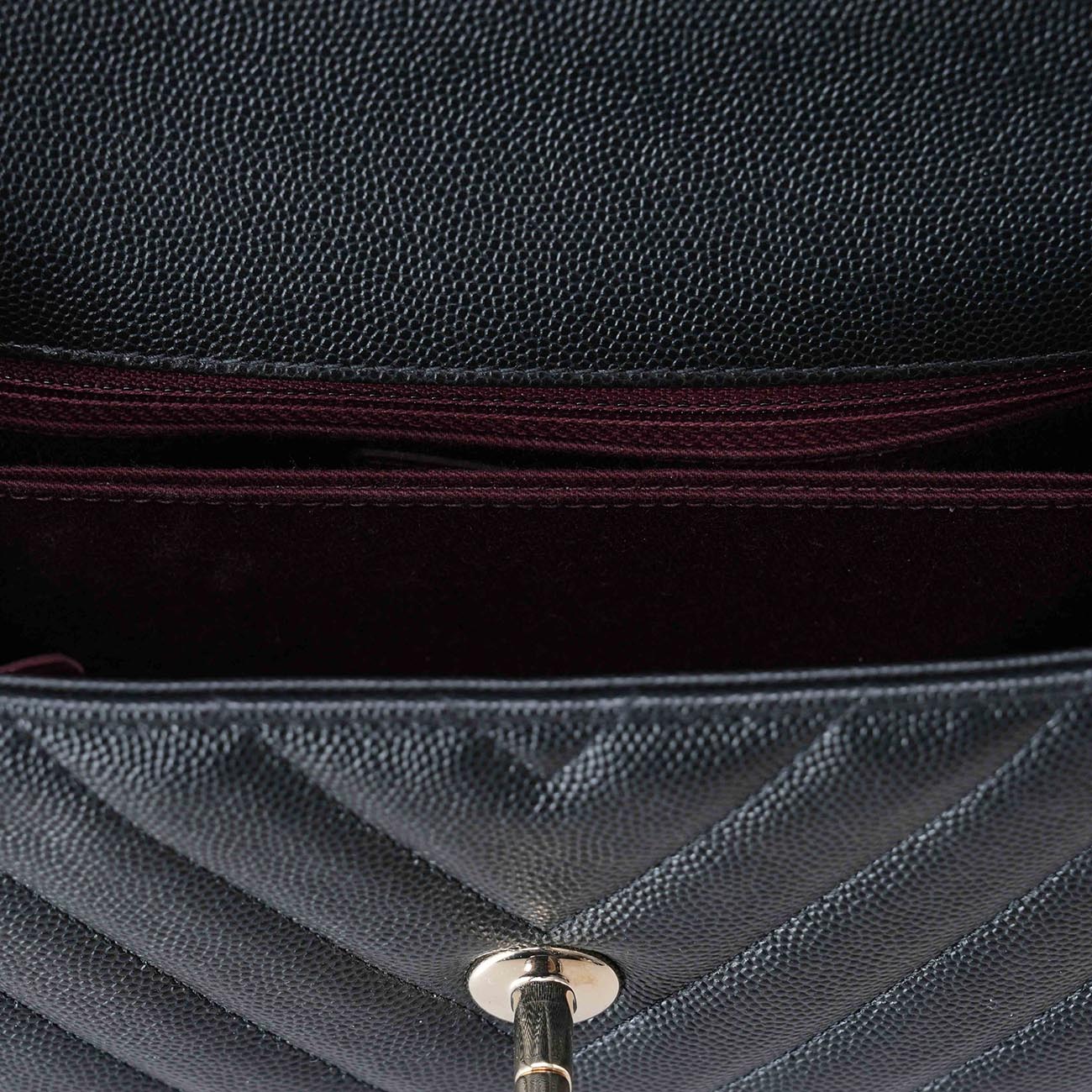CHANEL(USED)샤넬 캐비어 쉐브론 코코핸들 스몰