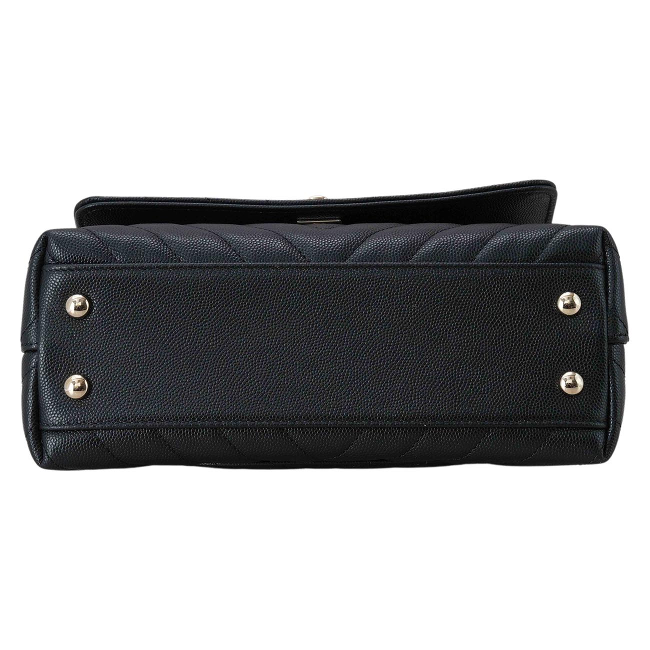 CHANEL(USED)샤넬 캐비어 쉐브론 코코핸들 스몰