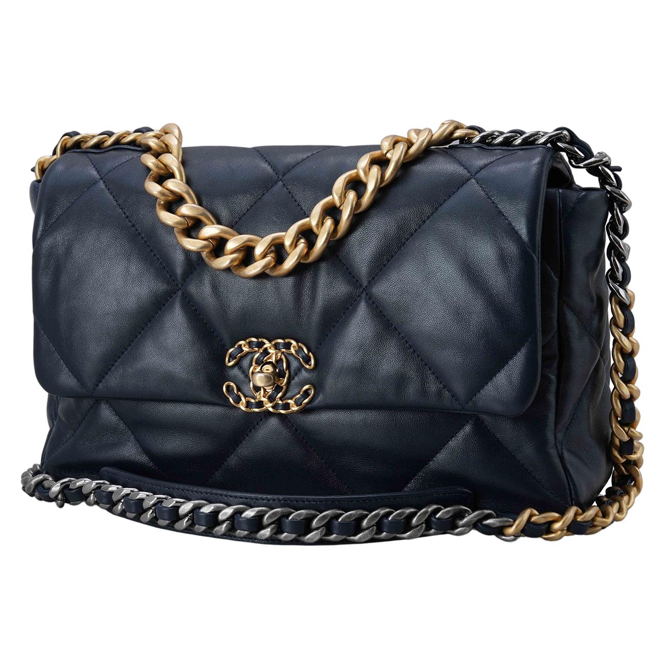 CHANEL(USED)샤넬 램스킨 19백 라지