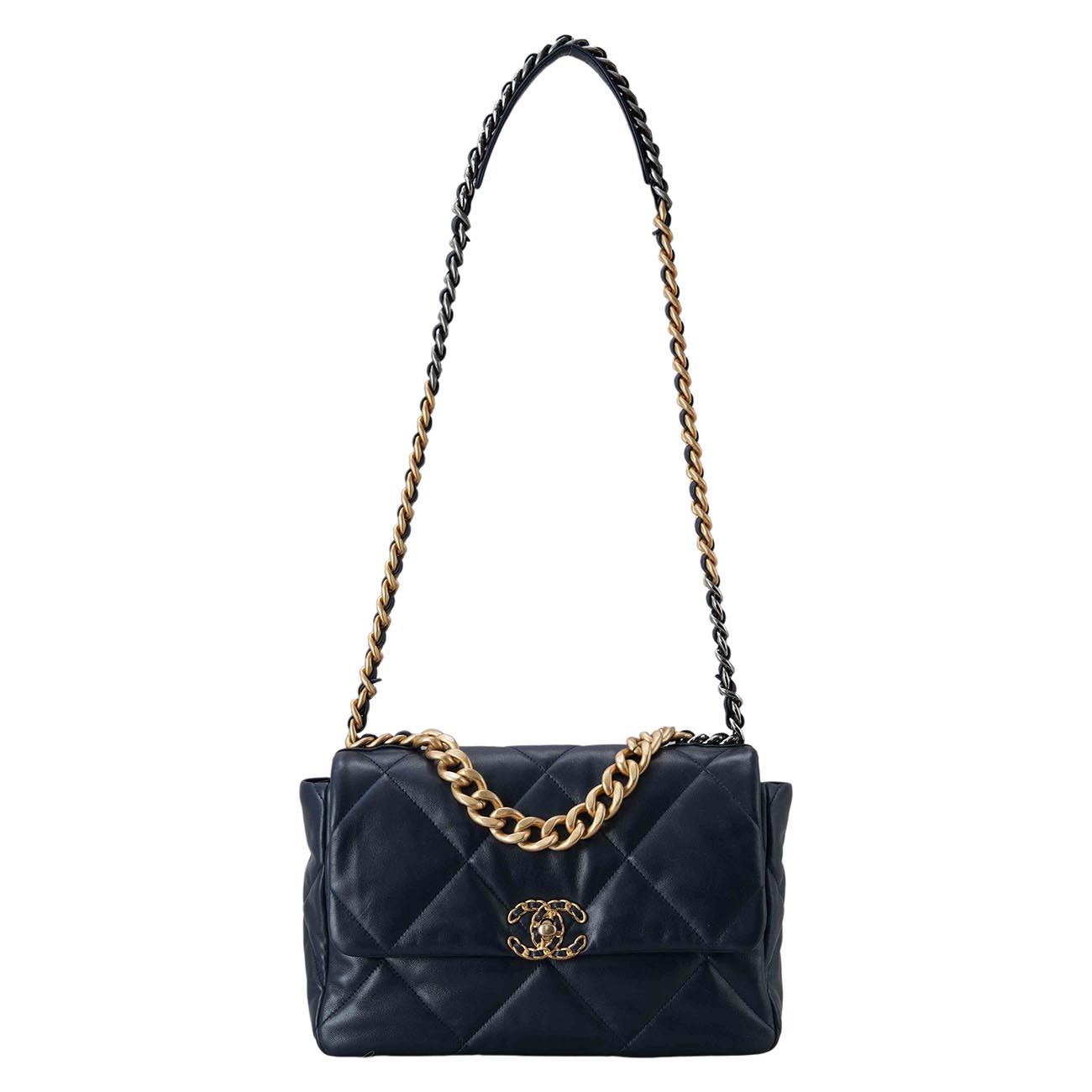 CHANEL(USED)샤넬 램스킨 19백 라지