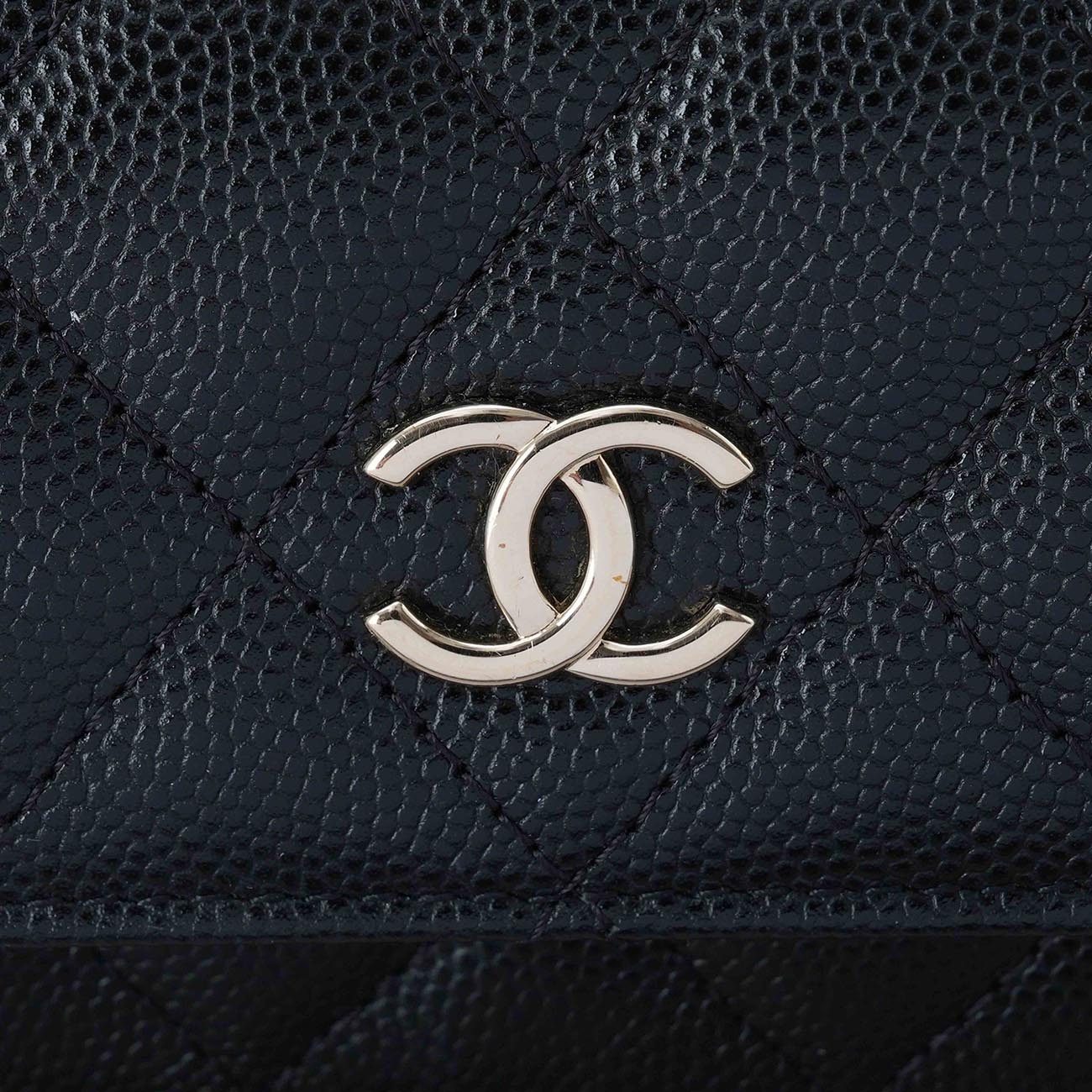 CHANEL(USED)샤넬 AP2444 캐비어 아코디언 WOC