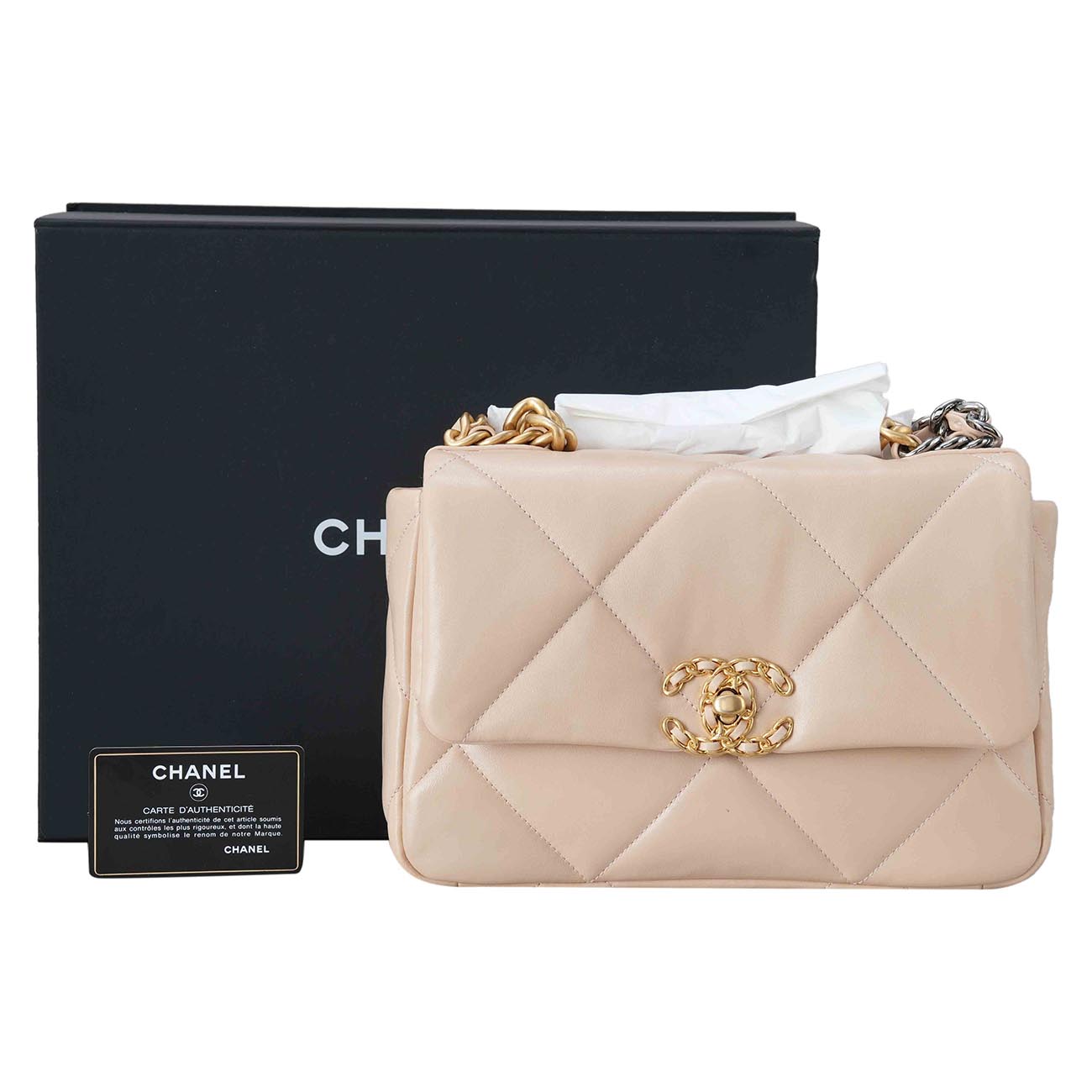 CHANEL(USED)샤넬 19백 미듐