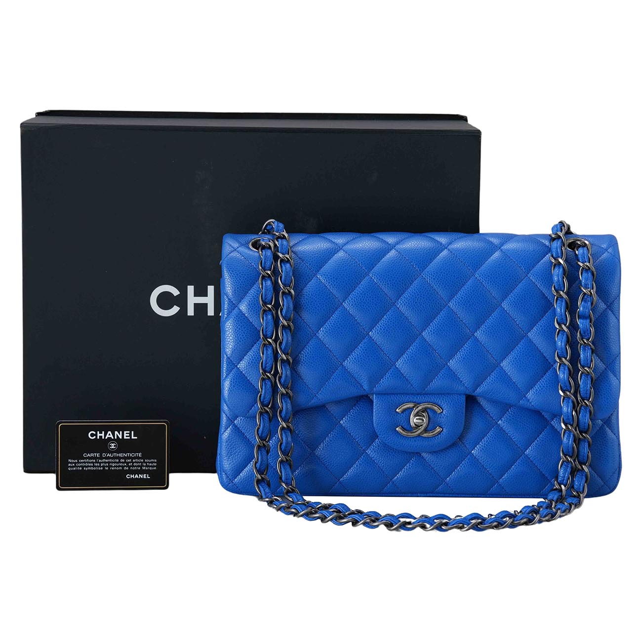 CHANEL(USED)샤넬 캐비어 클래식 라지 플랩백