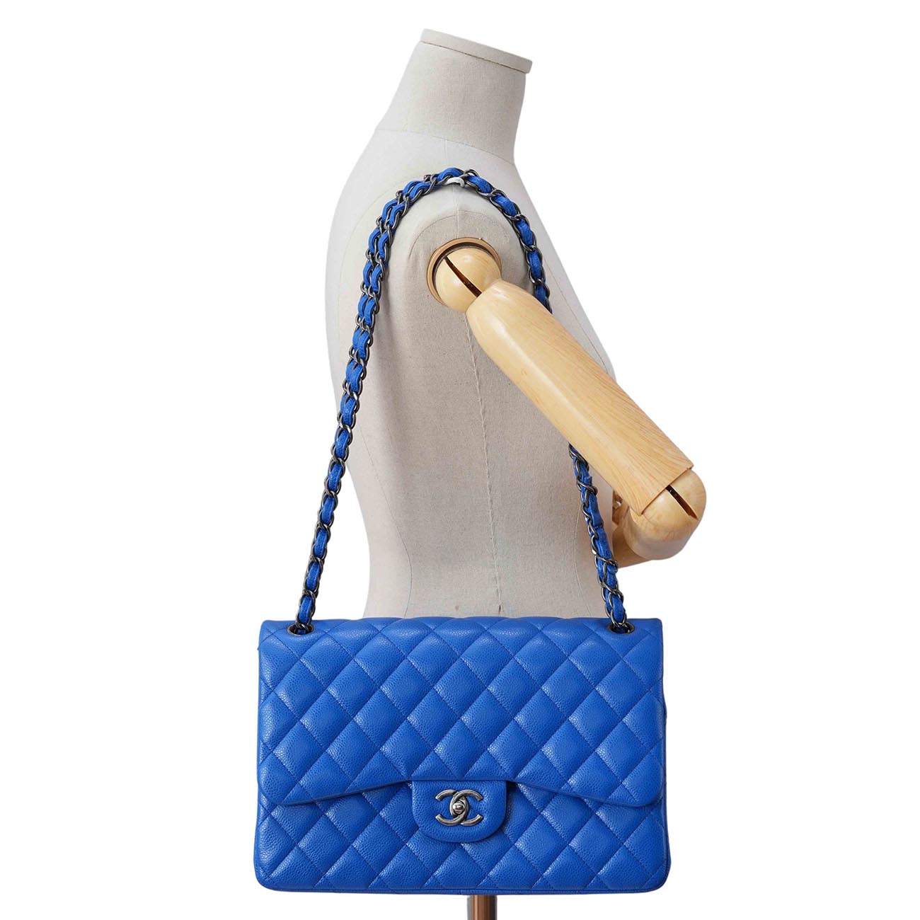 CHANEL(USED)샤넬 캐비어 클래식 라지 플랩백
