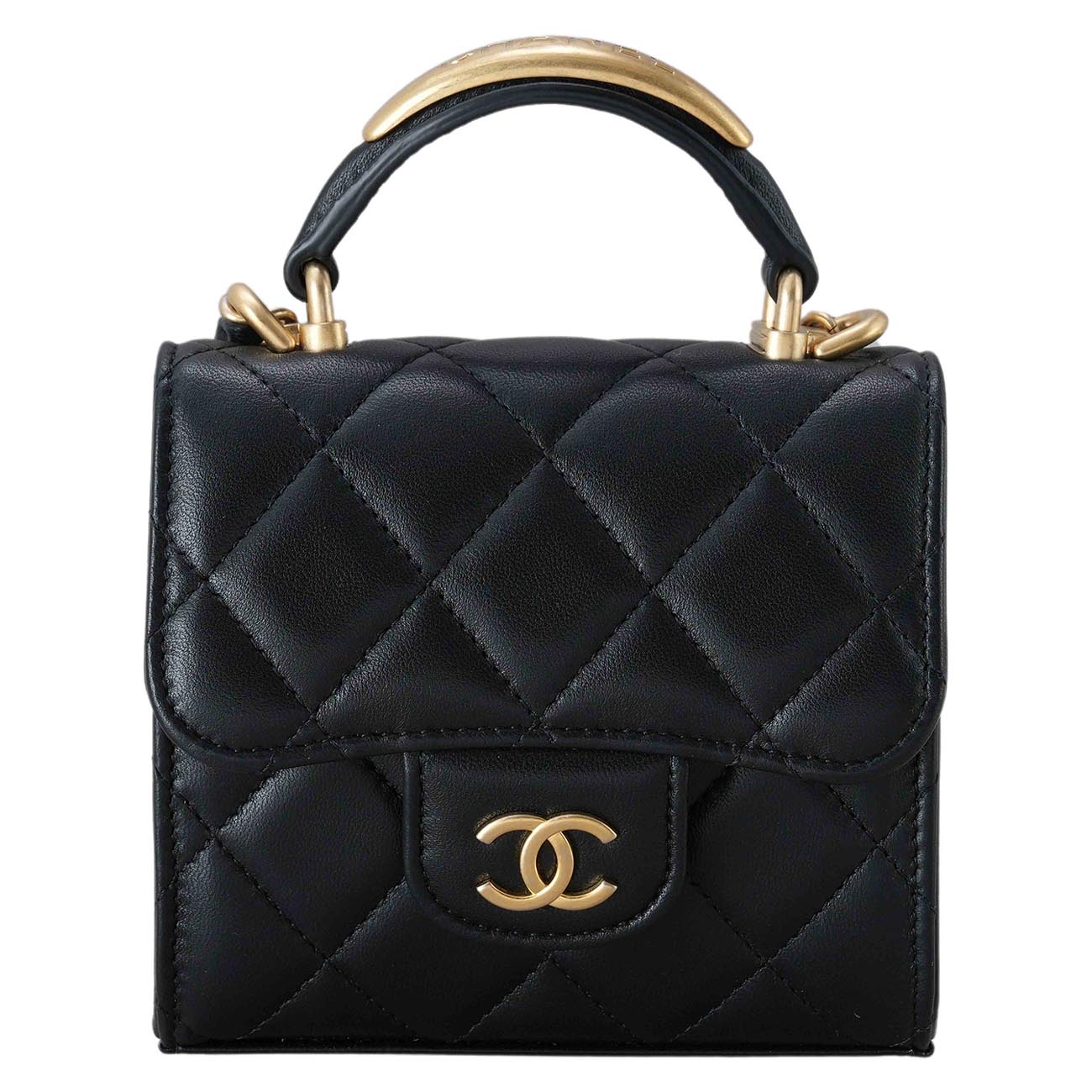 CHANEL(USED)샤넬 AP2682 탑핸들 미니 체인백