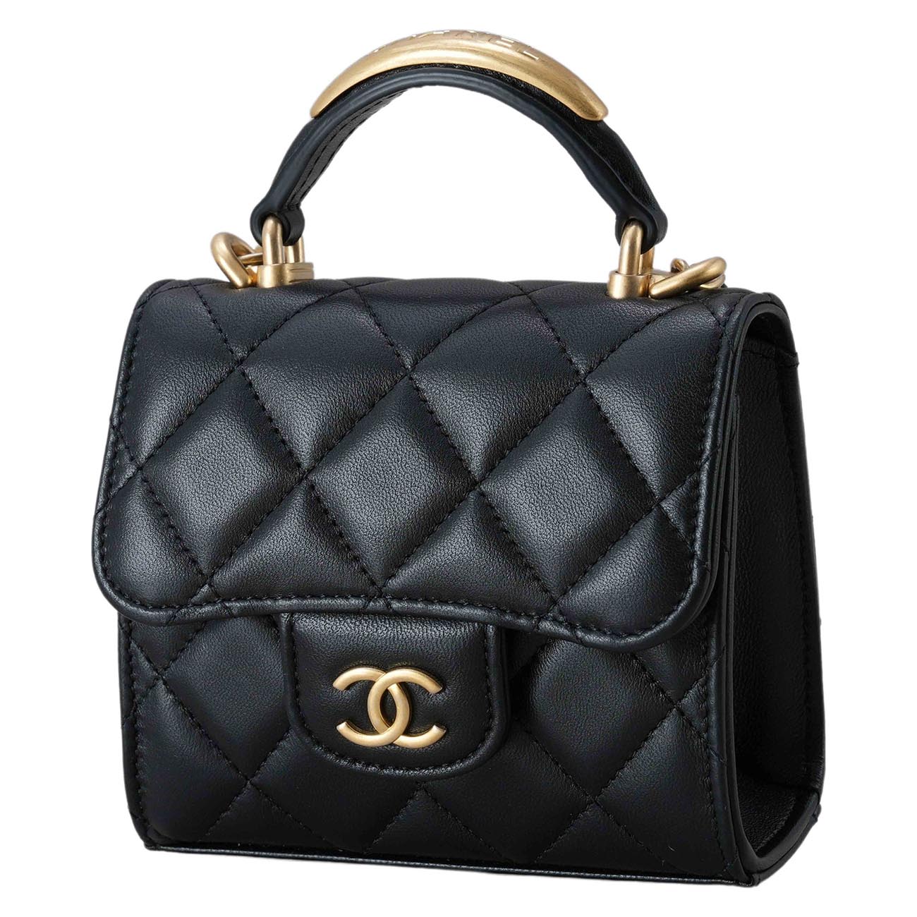 CHANEL(USED)샤넬 AP2682 탑핸들 미니 체인백