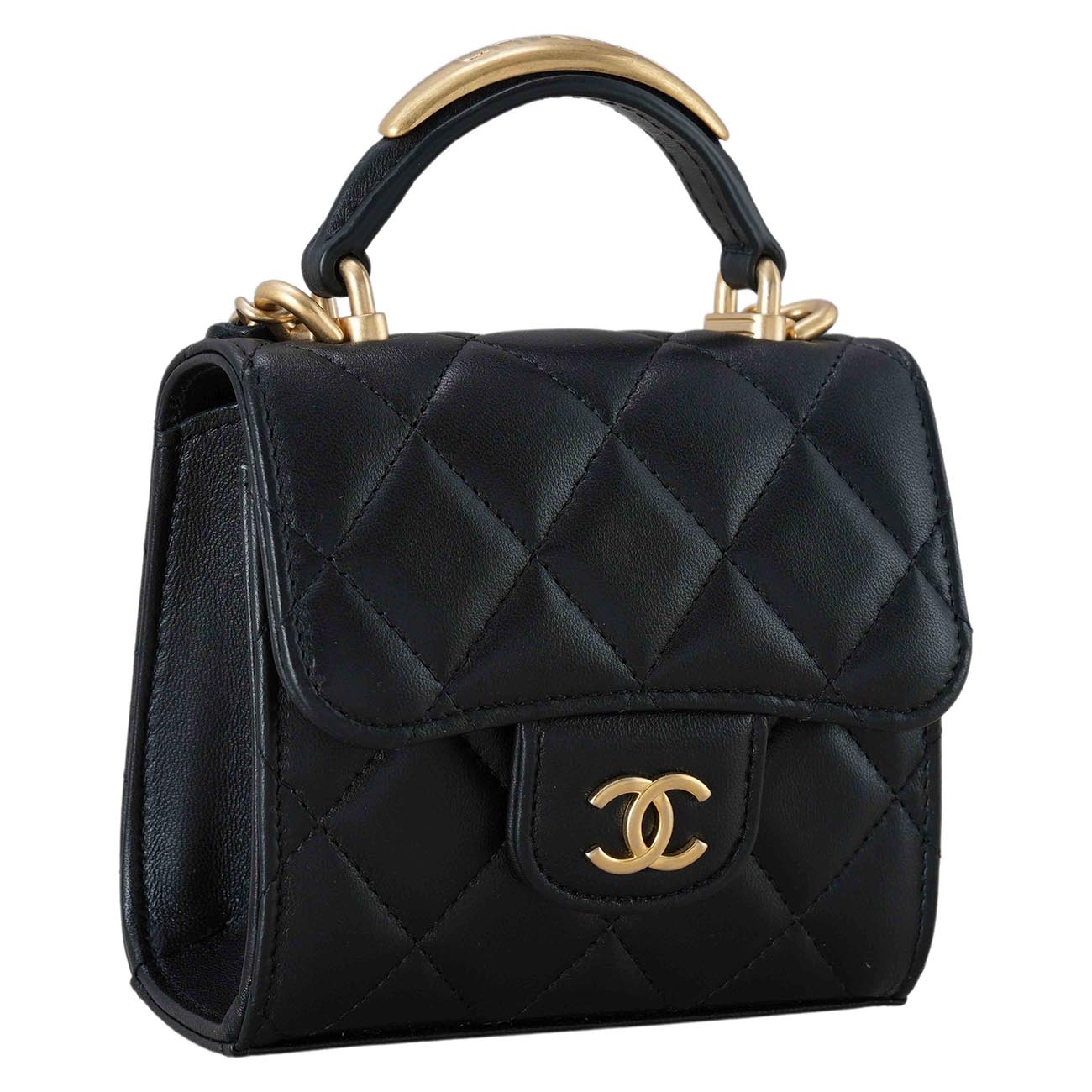CHANEL(USED)샤넬 AP2682 탑핸들 미니 체인백