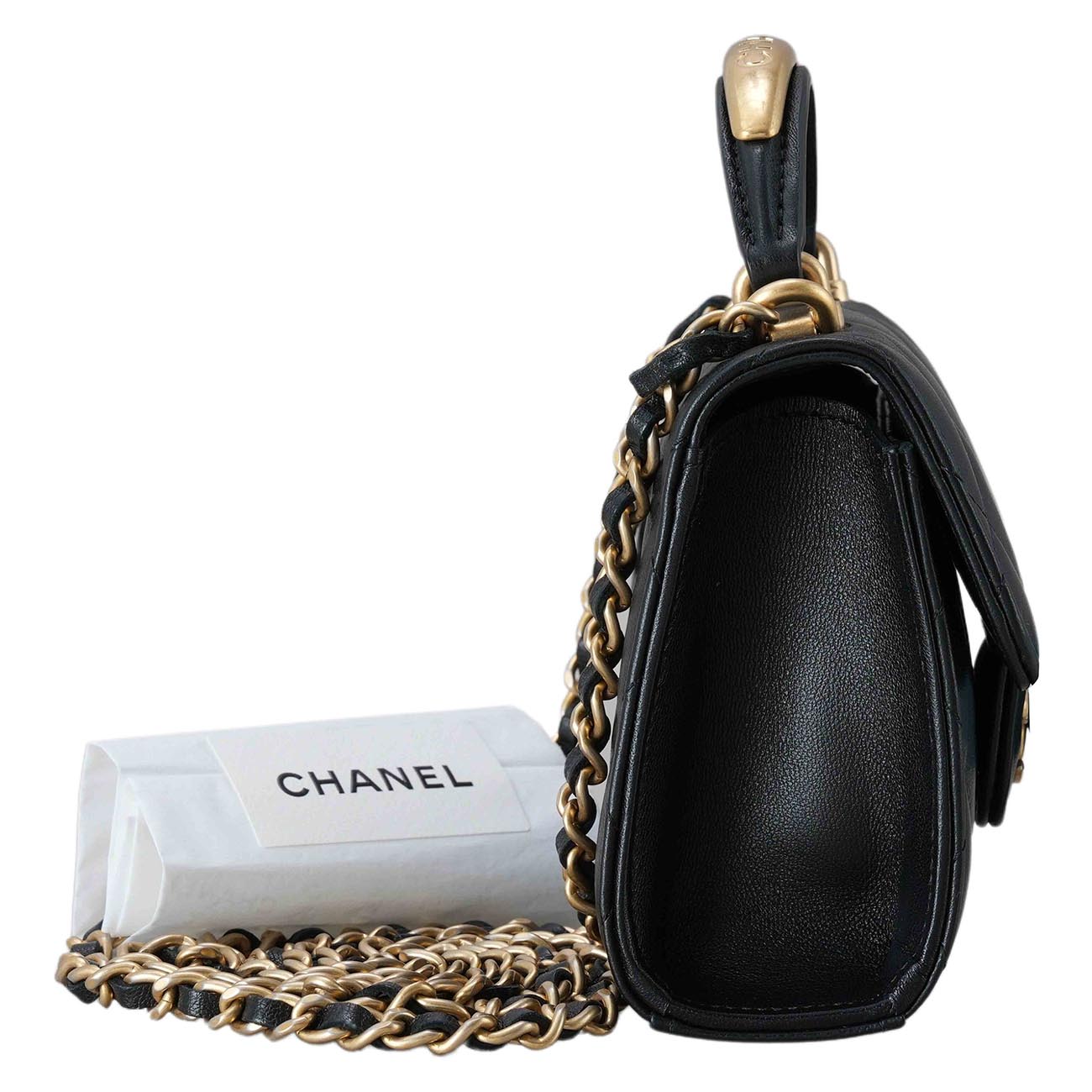 CHANEL(USED)샤넬 AP2682 탑핸들 미니 체인백