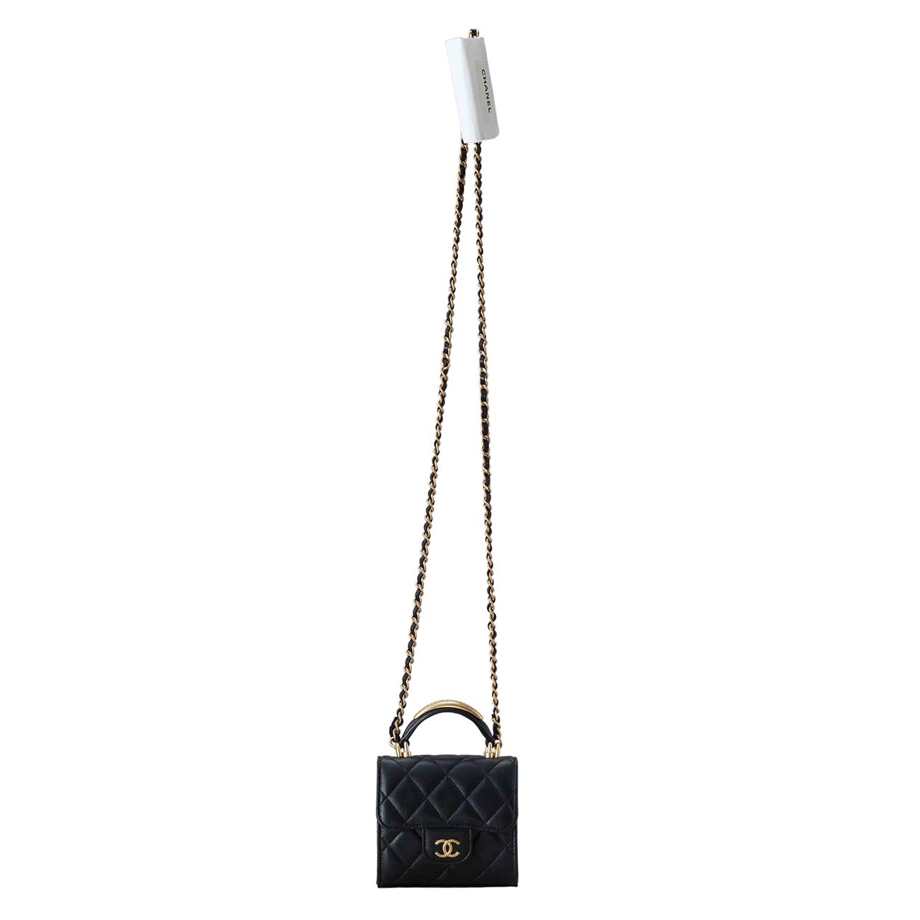 CHANEL(USED)샤넬 AP2682 탑핸들 미니 체인백