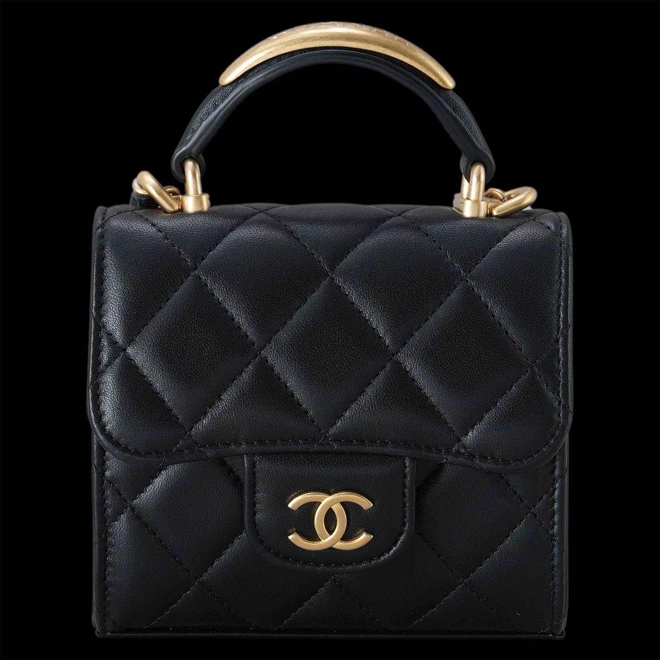 CHANEL(USED)샤넬 AP2682 탑핸들 미니 체인백