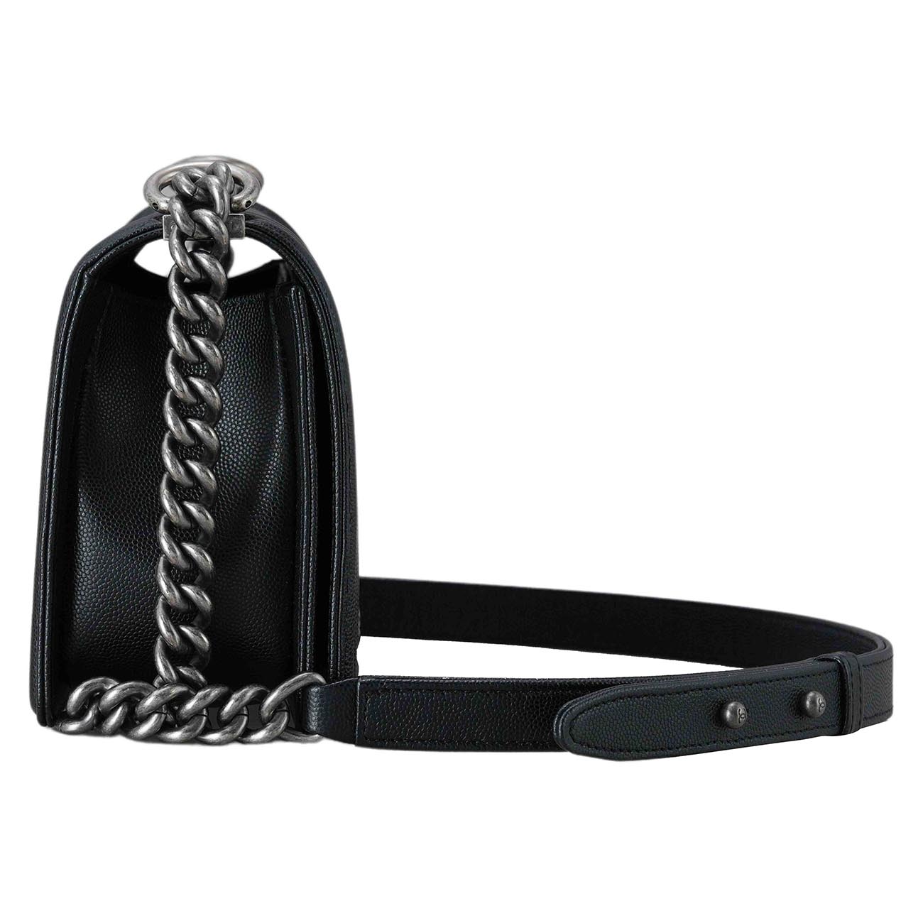 CHANEL(USED)샤넬 캐비어 보이샤넬 미듐 플랩백