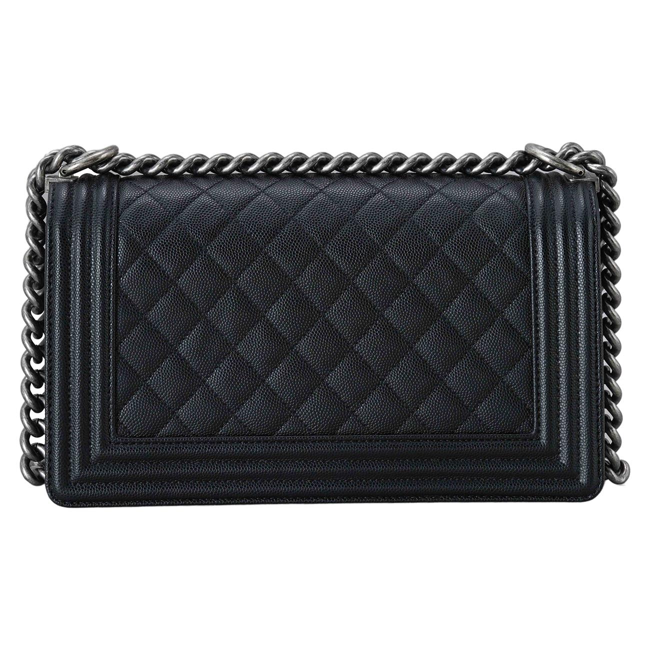 CHANEL(USED)샤넬 캐비어 보이샤넬 미듐 플랩백
