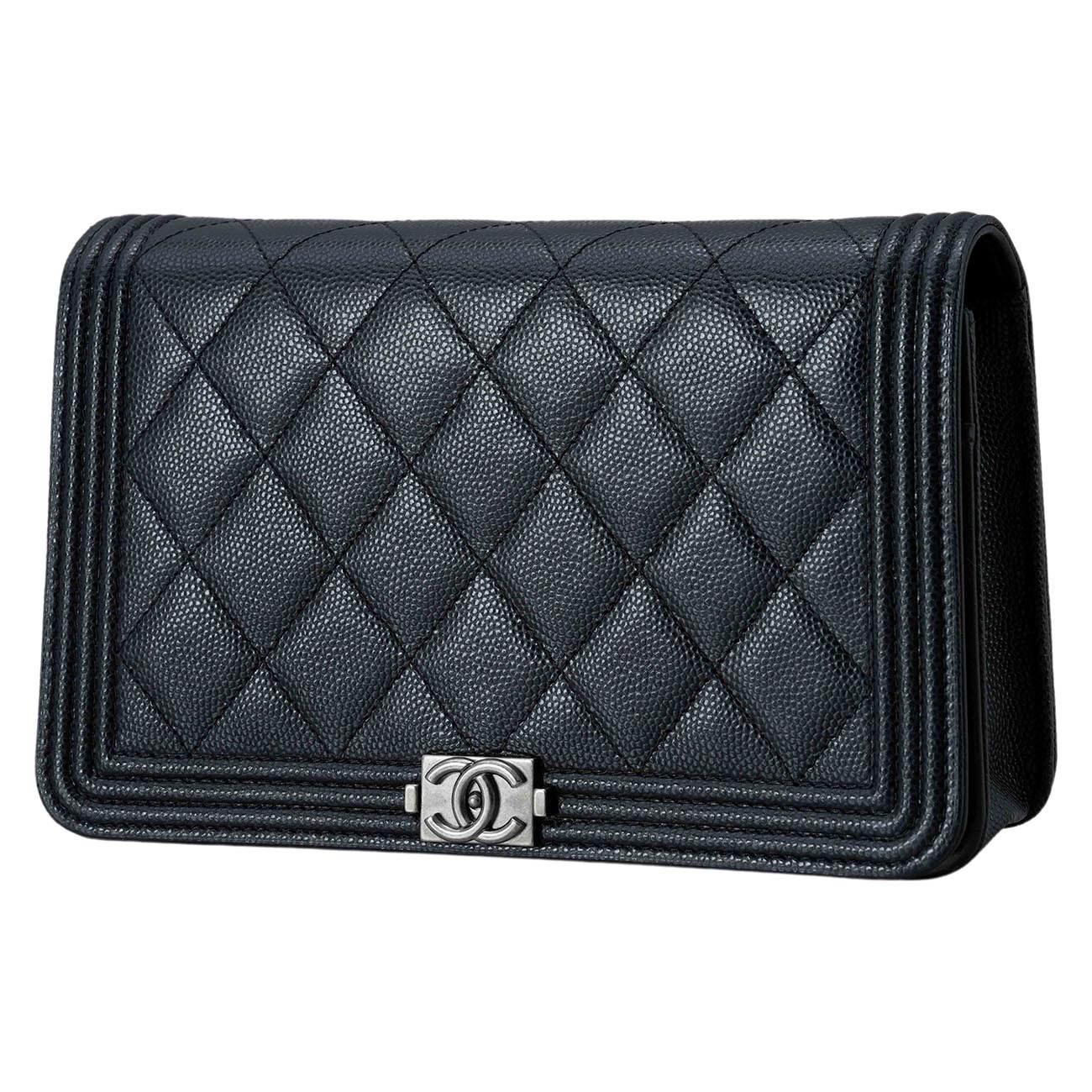 CHANEL(USED)샤넬 캐비어 보이샤넬 WOC