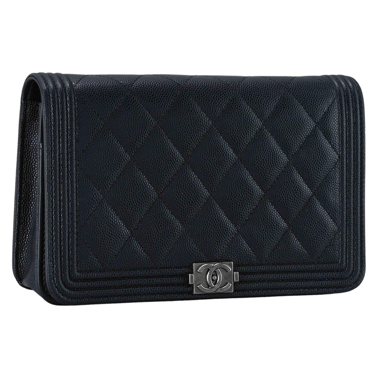 CHANEL(USED)샤넬 캐비어 보이샤넬 WOC