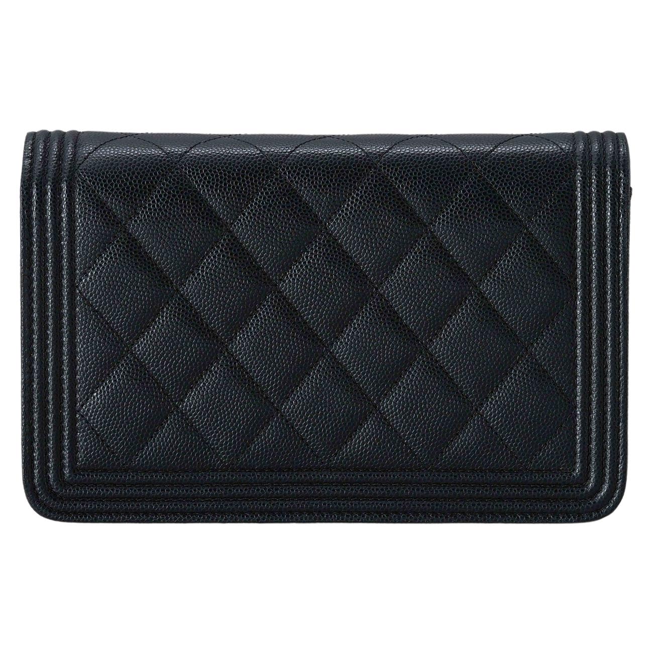 CHANEL(USED)샤넬 캐비어 보이샤넬 WOC