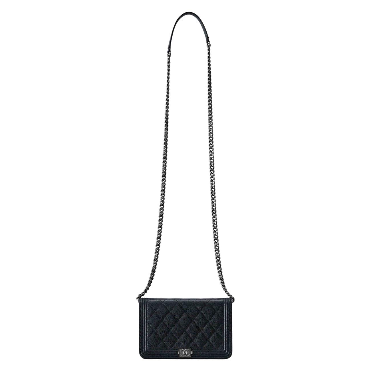 CHANEL(USED)샤넬 캐비어 보이샤넬 WOC