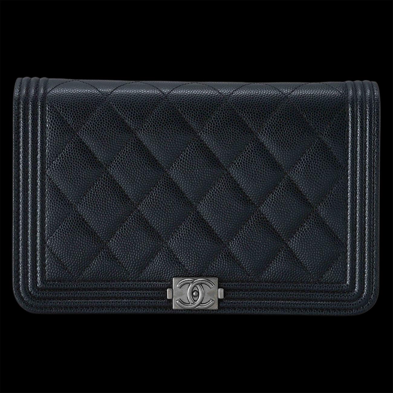 CHANEL(USED)샤넬 캐비어 보이샤넬 WOC