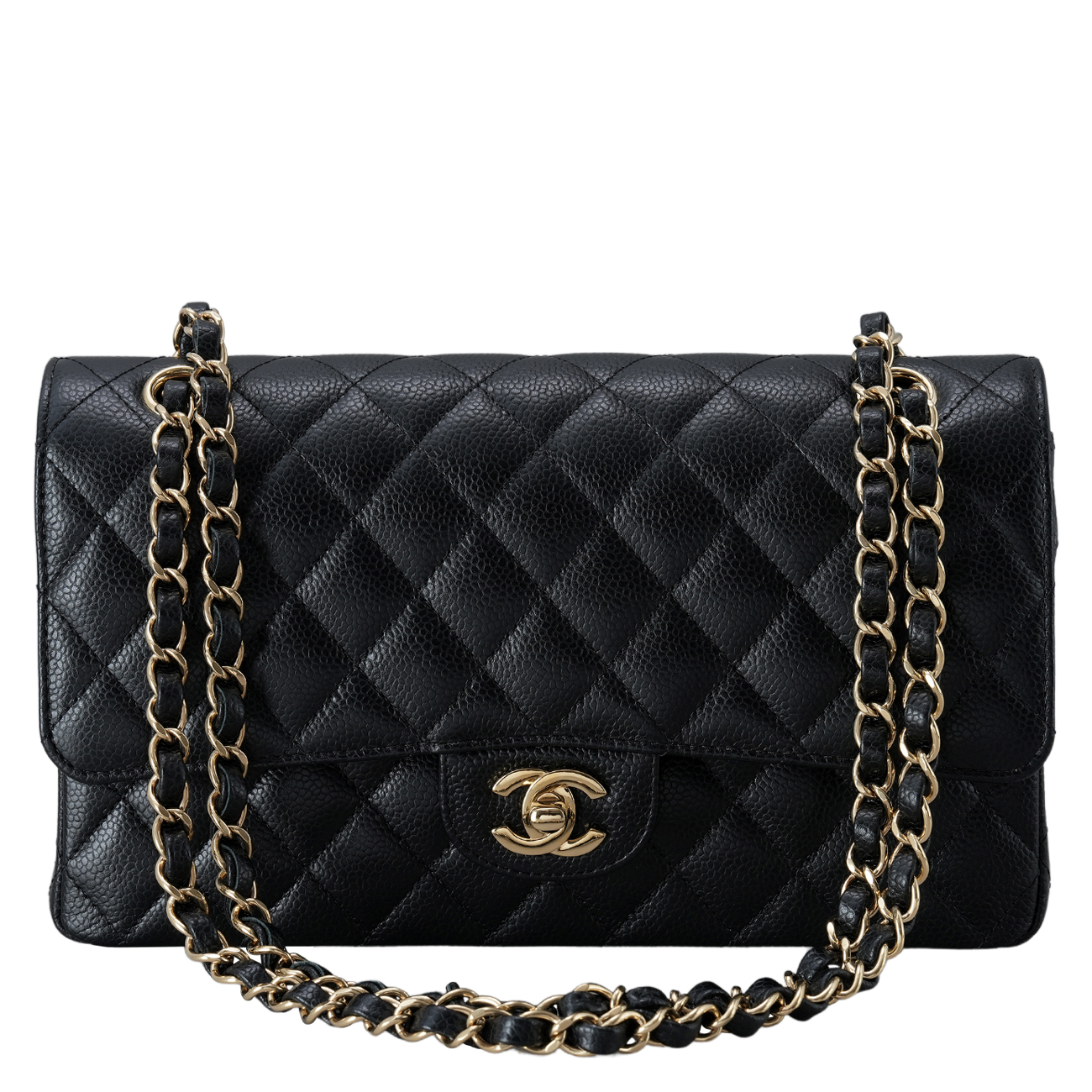 CHANEL(USED)샤넬 캐비어 클래식 미듐 플랩백