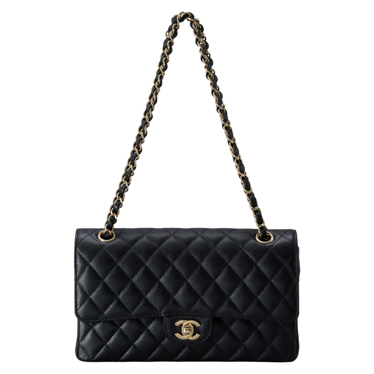 CHANEL(USED)샤넬 캐비어 클래식 미듐 플랩백