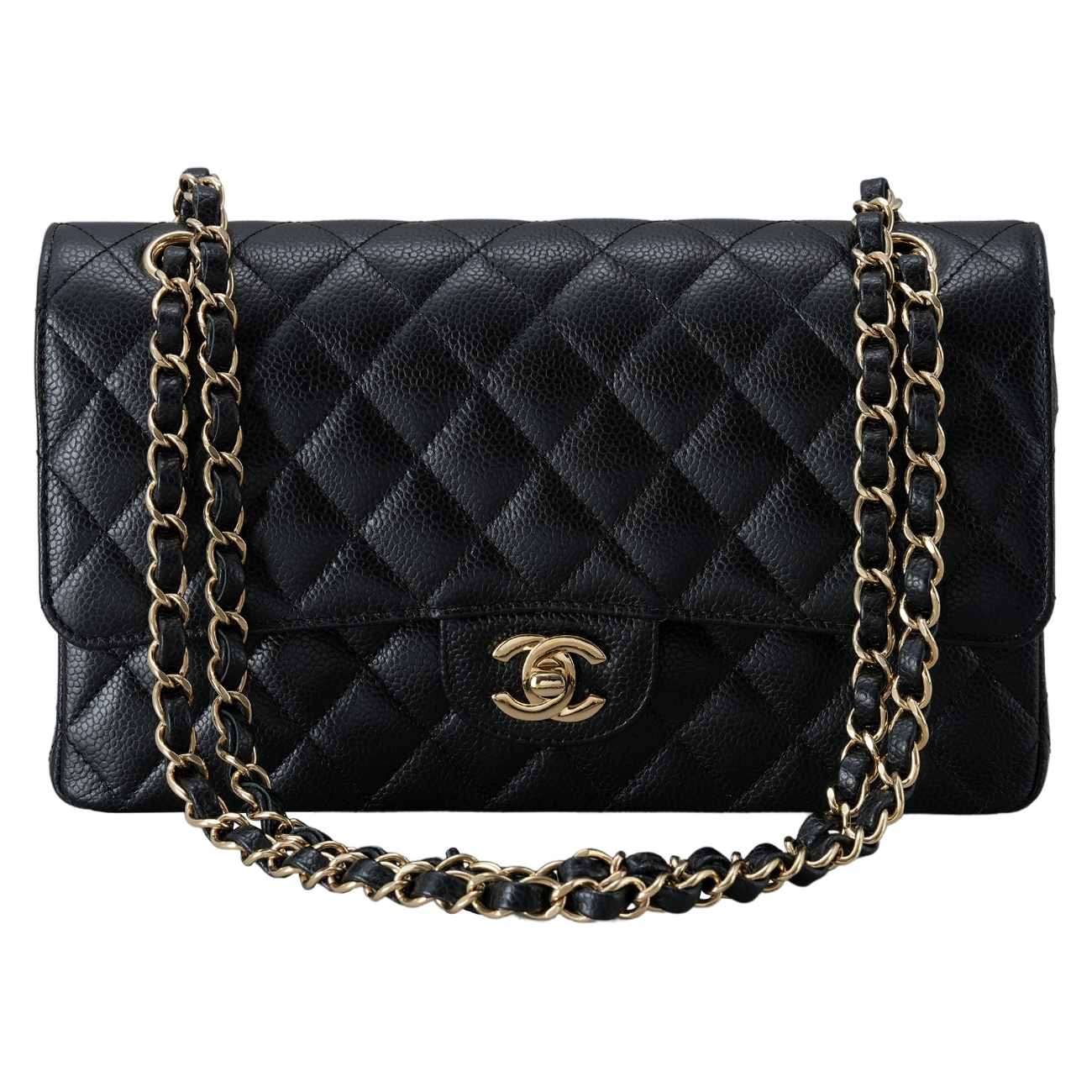 CHANEL(USED)샤넬 캐비어 클래식 미듐 플랩백