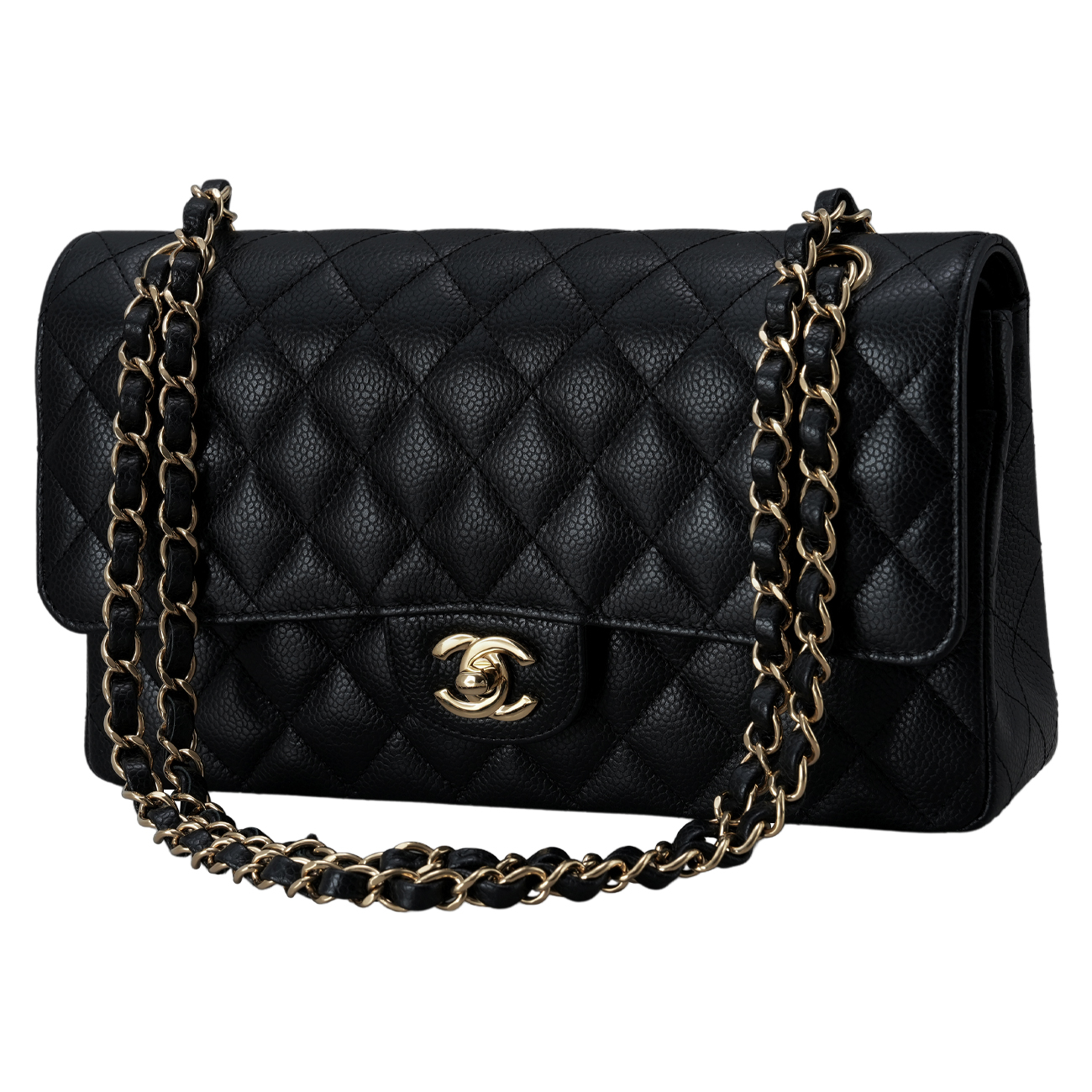 CHANEL(USED)샤넬 캐비어 클래식 미듐 플랩백