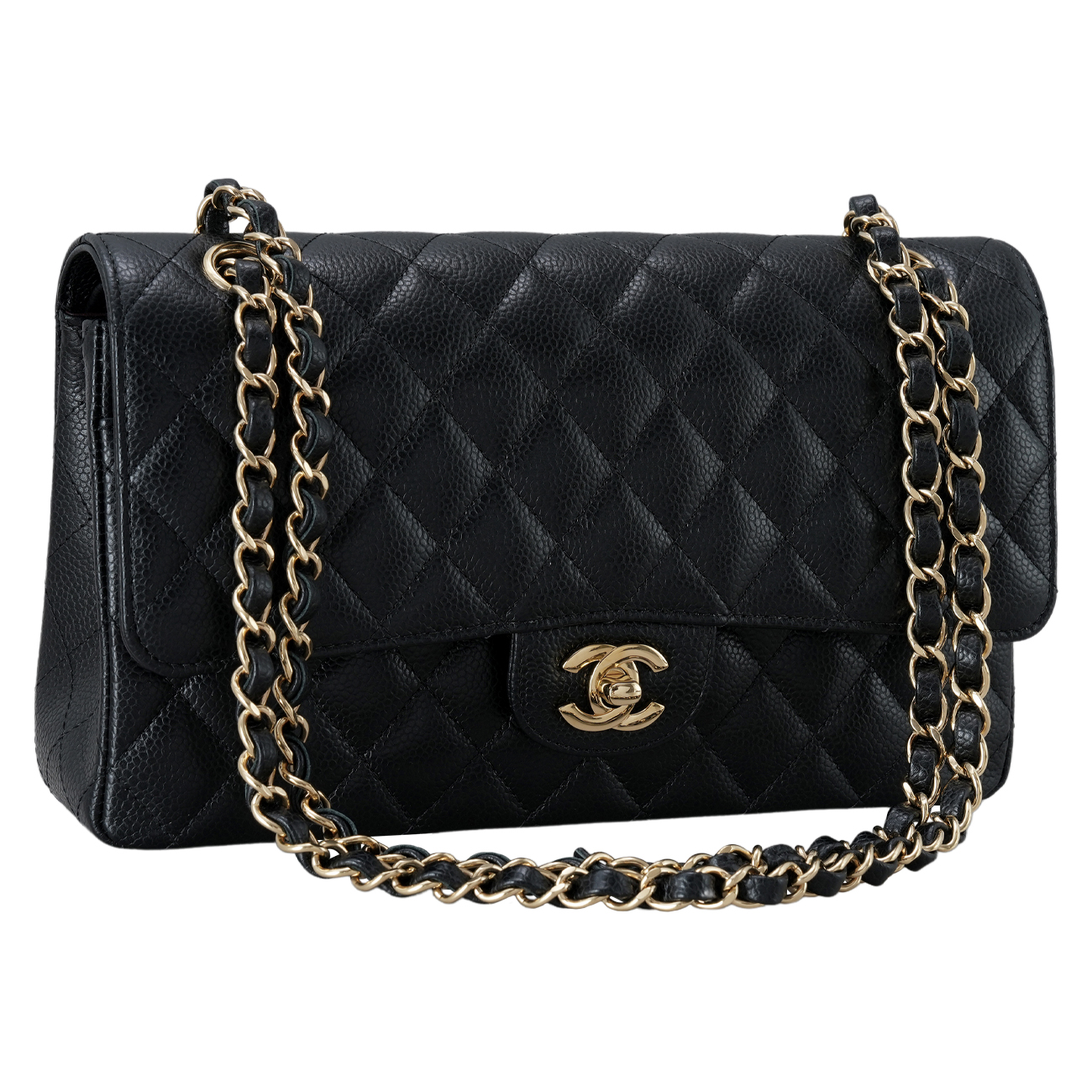 CHANEL(USED)샤넬 캐비어 클래식 미듐 플랩백