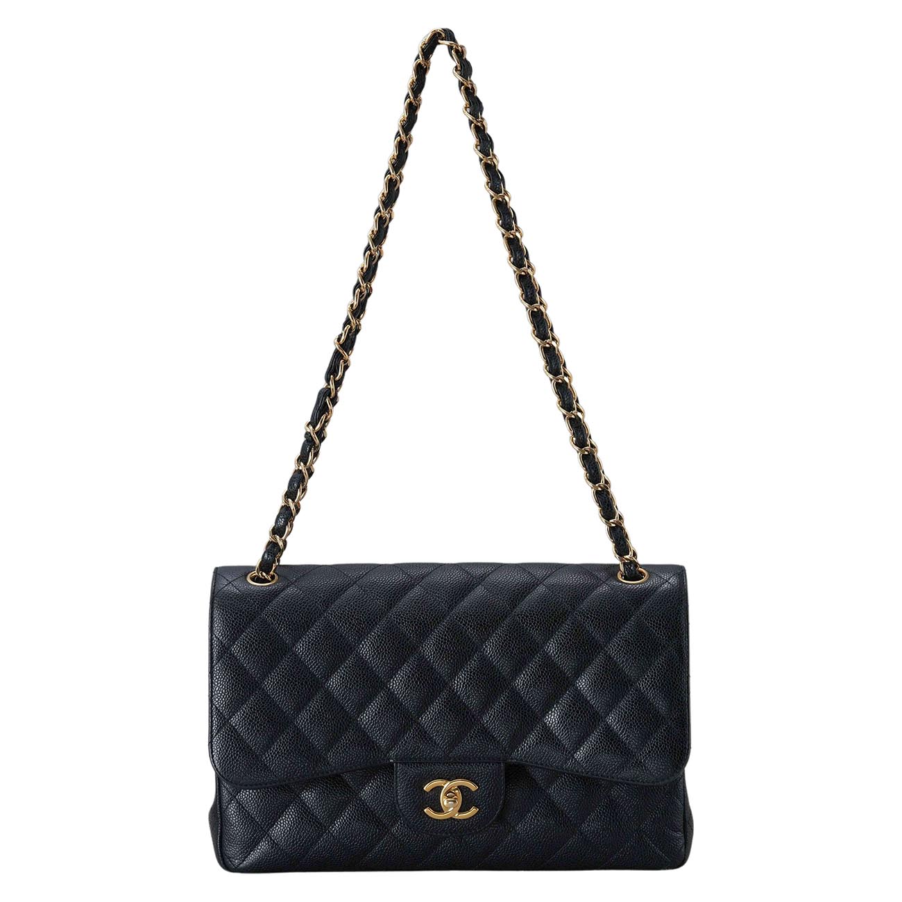 CHANEL(USED)샤넬 클래식 캐비어 라지 플랩백