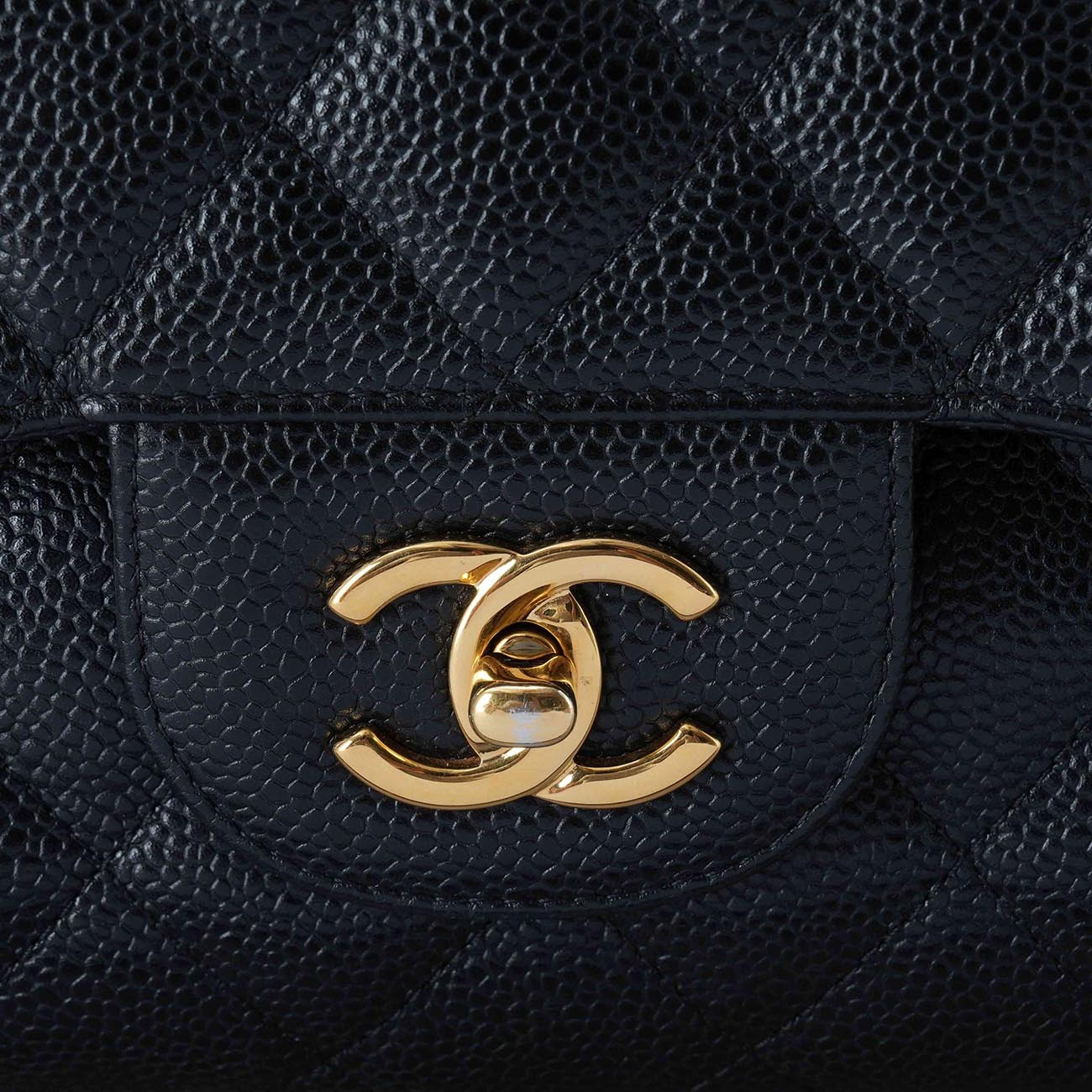 CHANEL(USED)샤넬 클래식 캐비어 라지 플랩백
