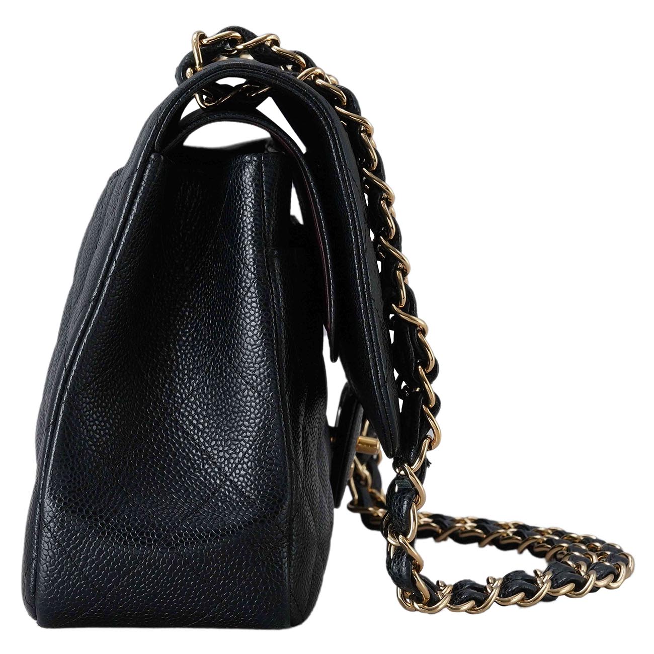 CHANEL(USED)샤넬 클래식 캐비어 라지 플랩백