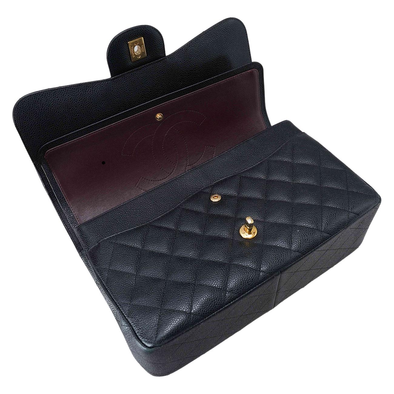 CHANEL(USED)샤넬 클래식 캐비어 라지 플랩백