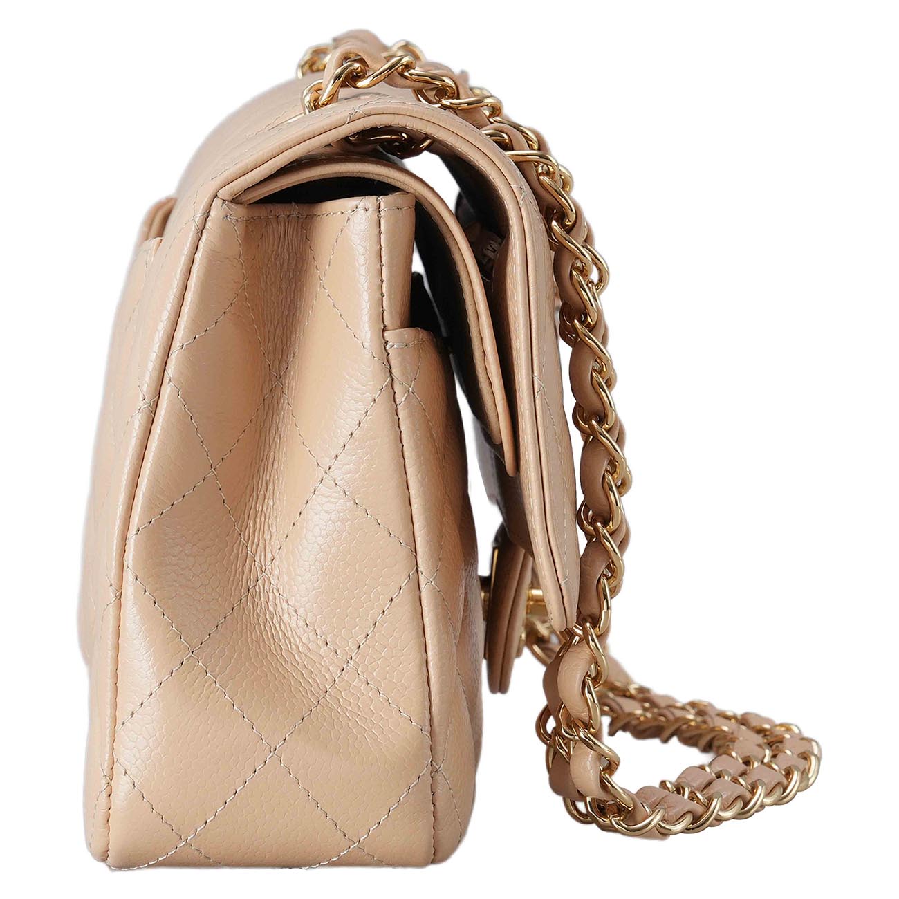 CHANEL(USED)샤넬 클래식 캐비어 미듐 플랩백