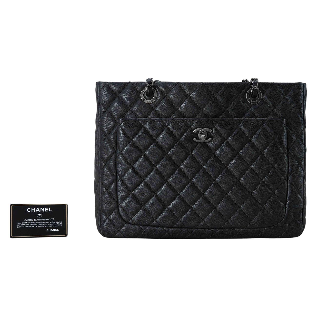 CHANEL(USED)샤넬 캐비어 시즌 체인 숄더백