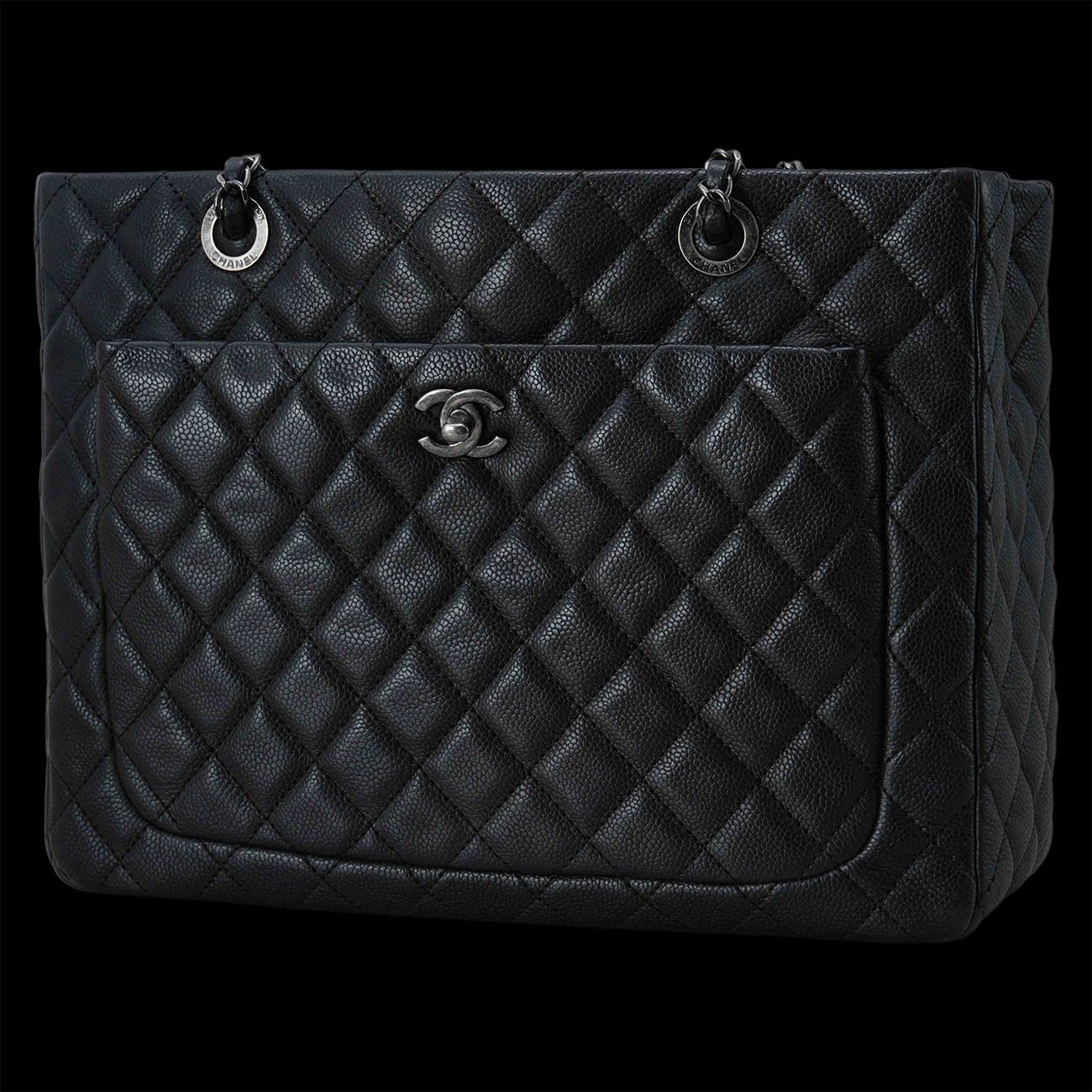 CHANEL(USED)샤넬 캐비어 시즌 체인 숄더백
