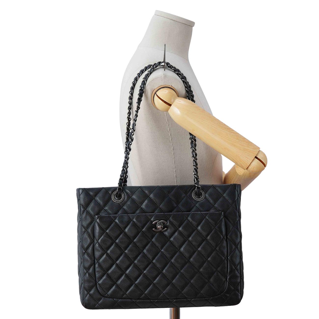 CHANEL(USED)샤넬 캐비어 시즌 체인 숄더백