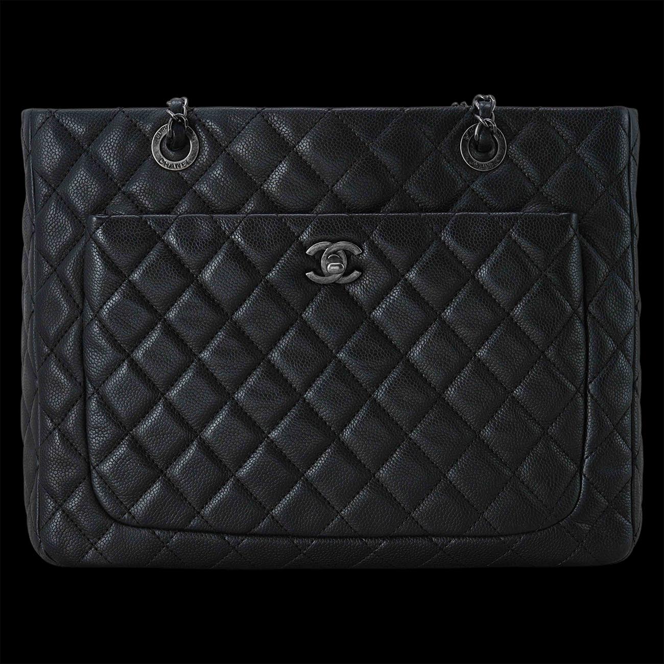 CHANEL(USED)샤넬 캐비어 시즌 체인 숄더백