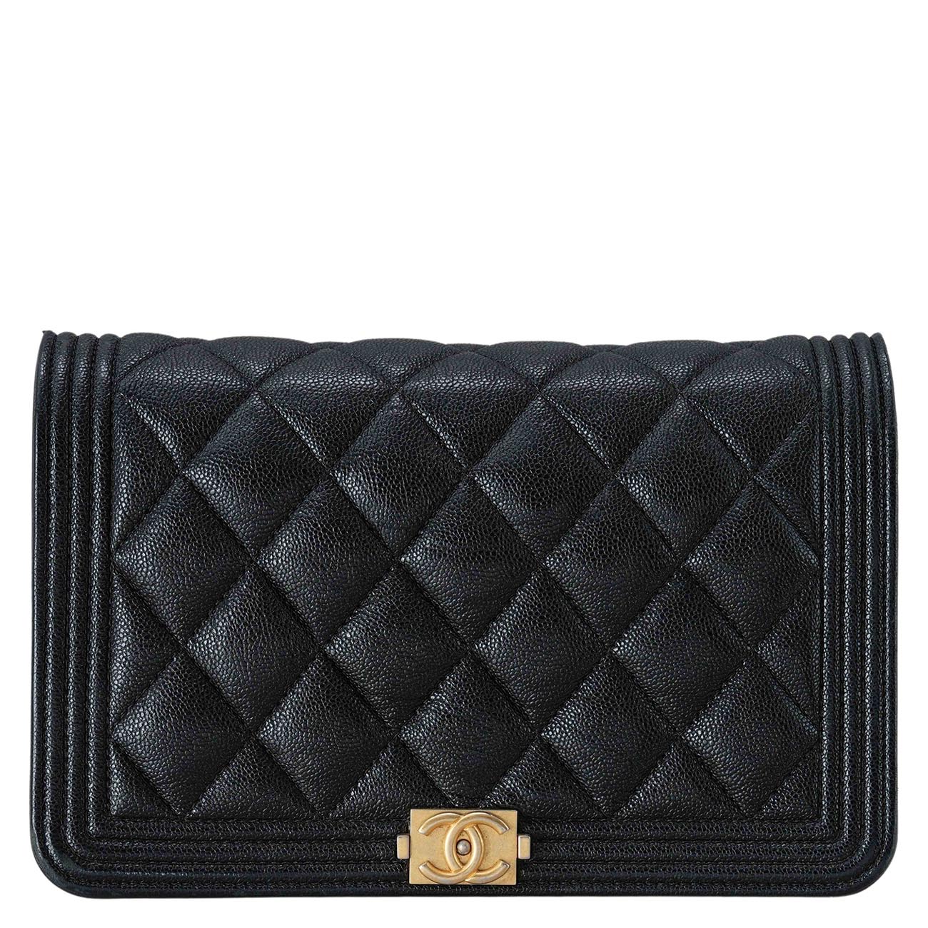 CHANEL(USED)샤넬 캐비어 보이샤넬 WOC