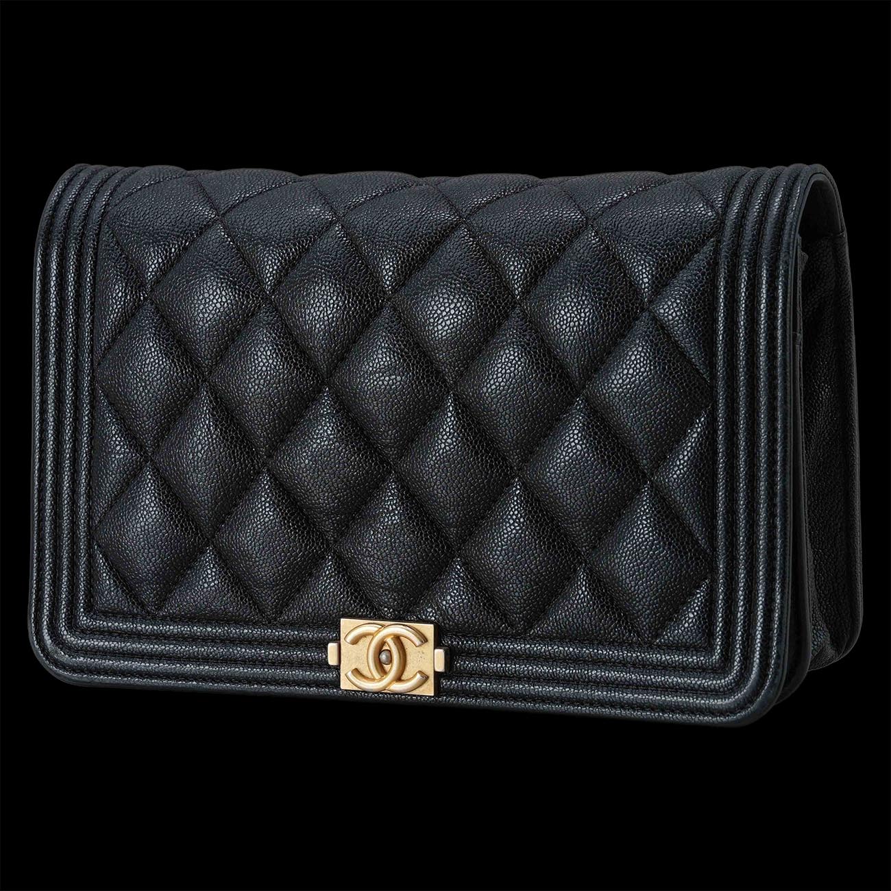 CHANEL(USED)샤넬 캐비어 보이샤넬 WOC