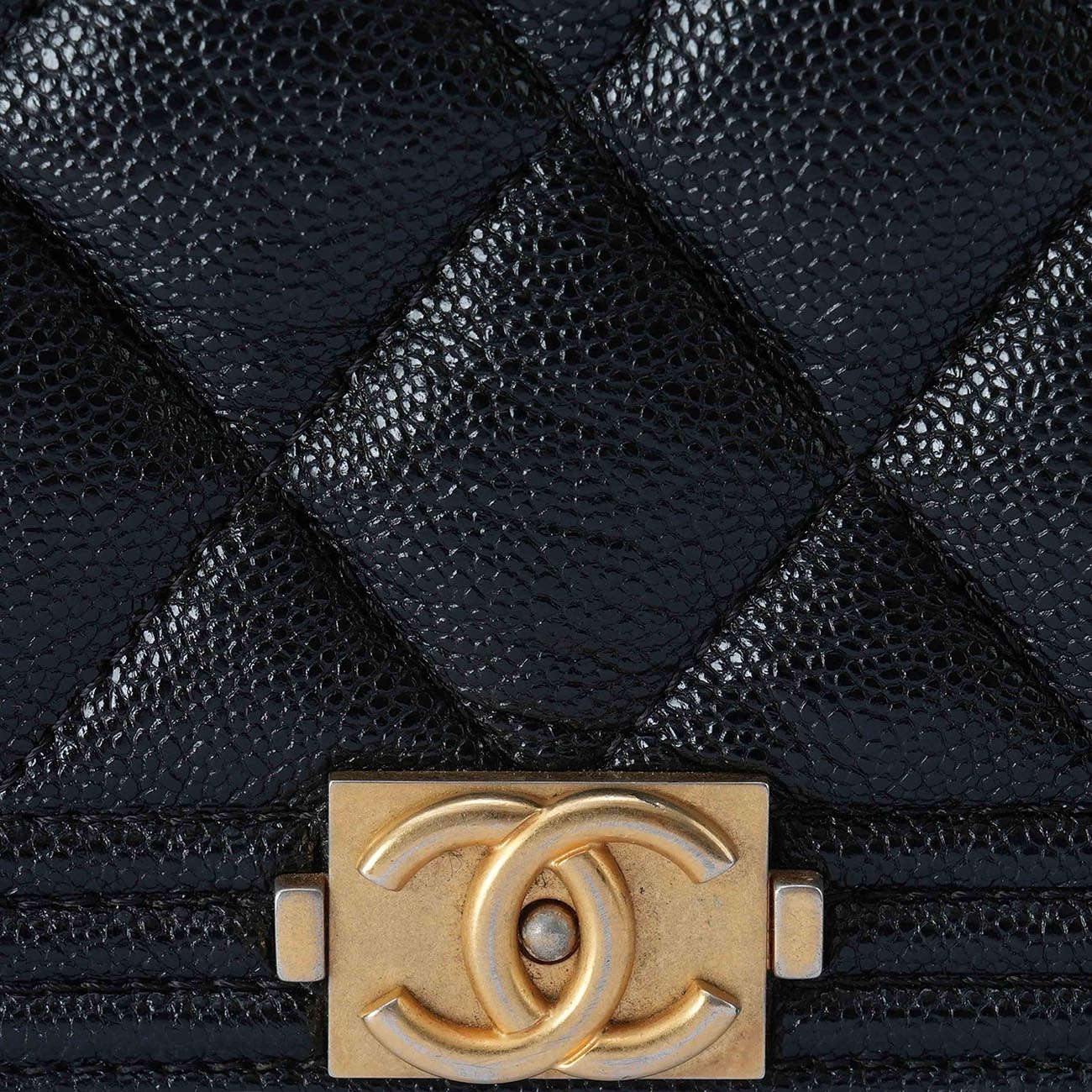 CHANEL(USED)샤넬 캐비어 보이샤넬 WOC