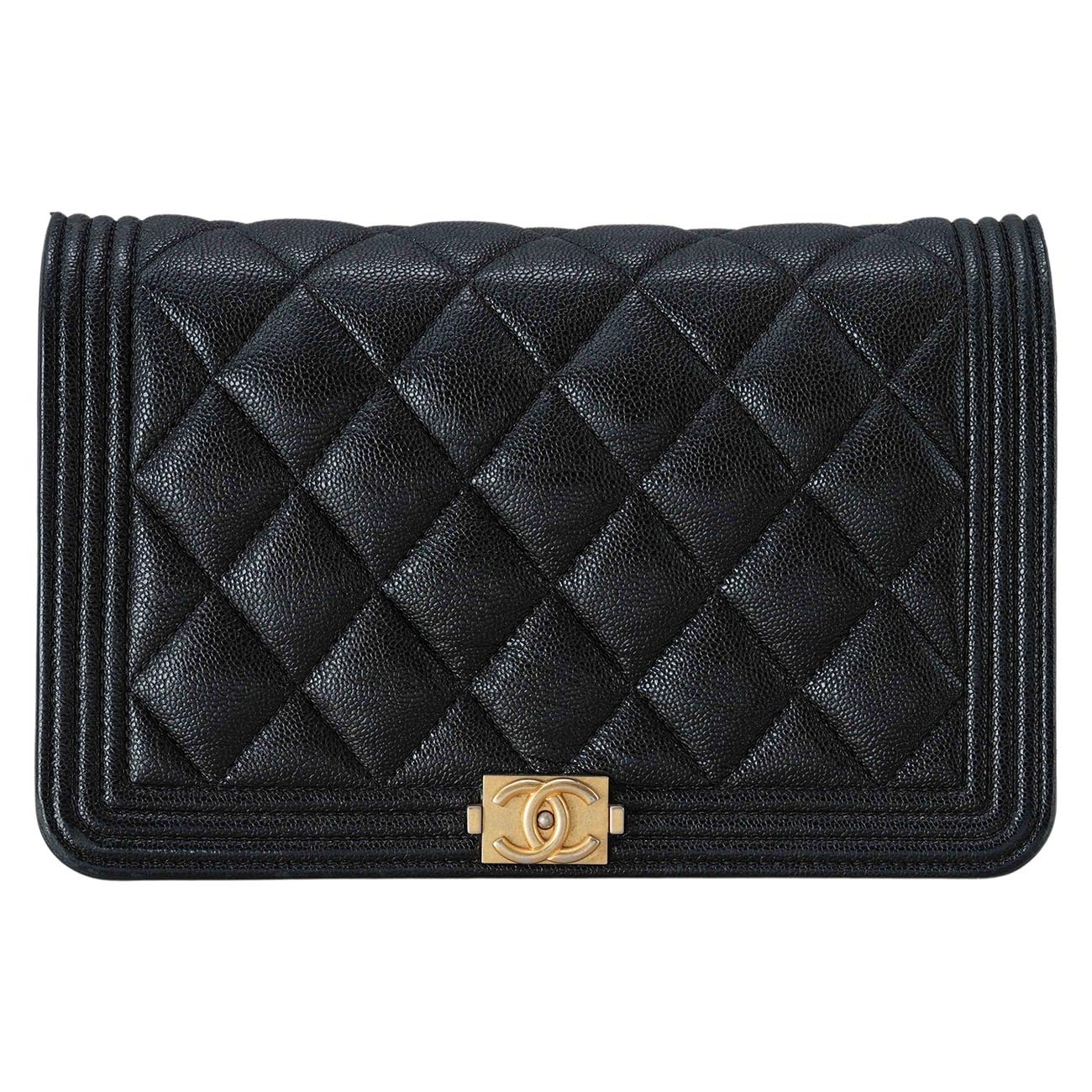 CHANEL(USED)샤넬 캐비어 보이샤넬 WOC
