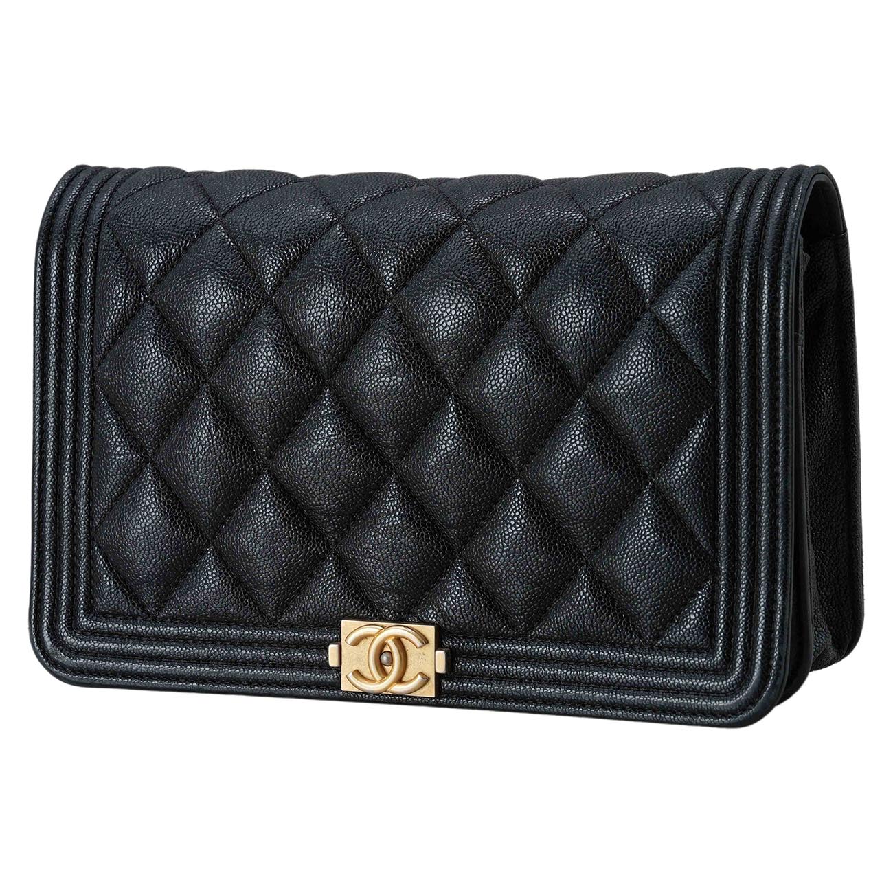 CHANEL(USED)샤넬 캐비어 보이샤넬 WOC