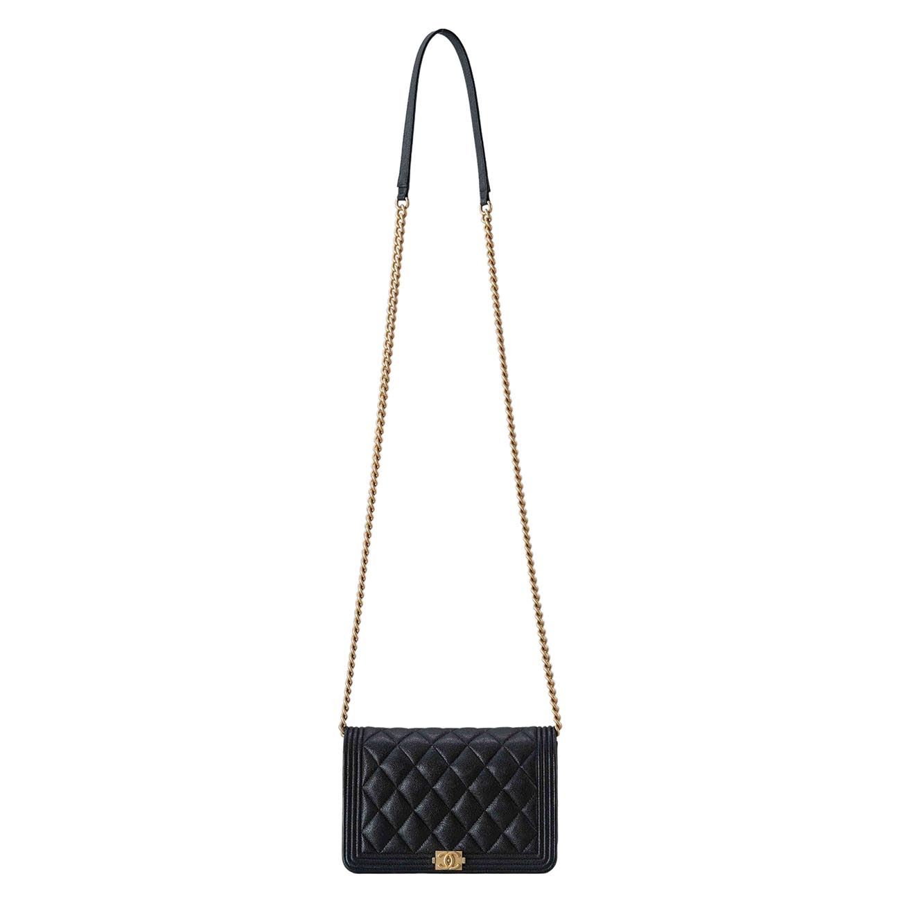 CHANEL(USED)샤넬 캐비어 보이샤넬 WOC