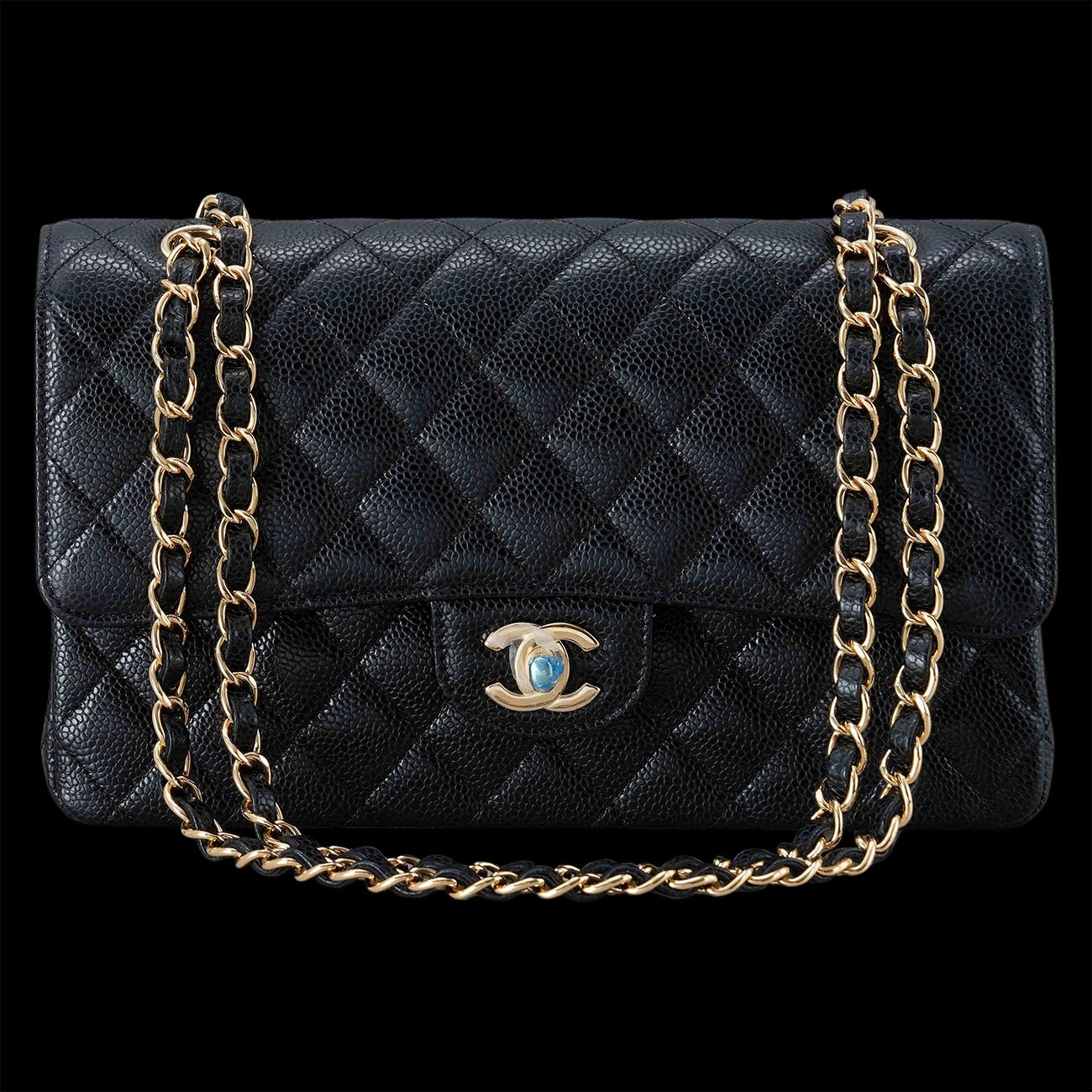 CHANEL(USED)샤넬 캐비어 클래식 미듐 플랩백