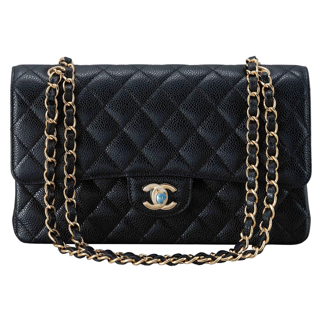 CHANEL(USED)샤넬 캐비어 클래식 미듐 플랩백