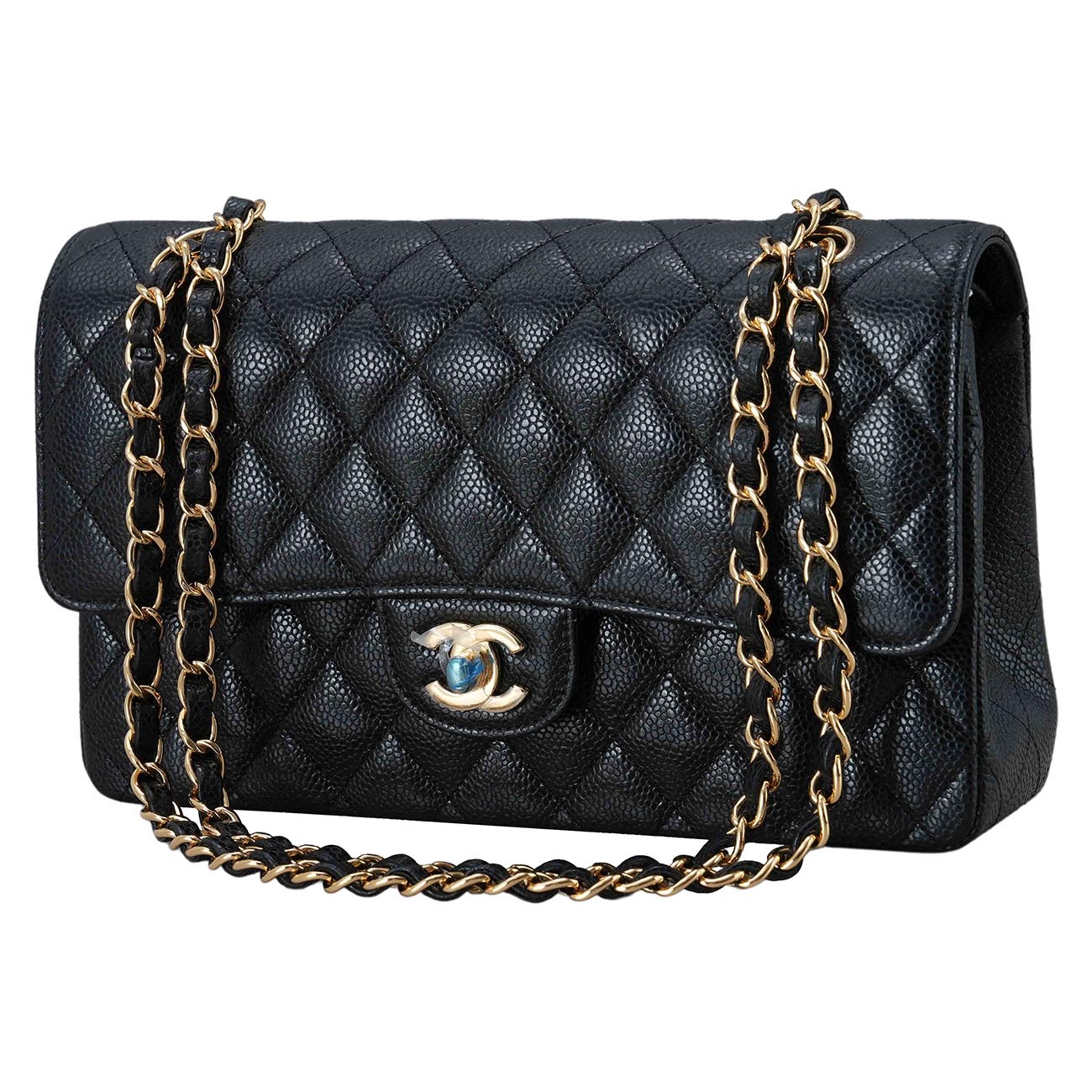 CHANEL(USED)샤넬 캐비어 클래식 미듐 플랩백