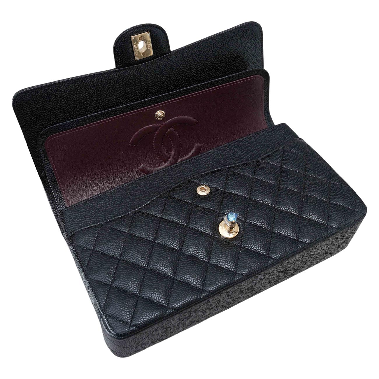 CHANEL(USED)샤넬 캐비어 클래식 미듐 플랩백